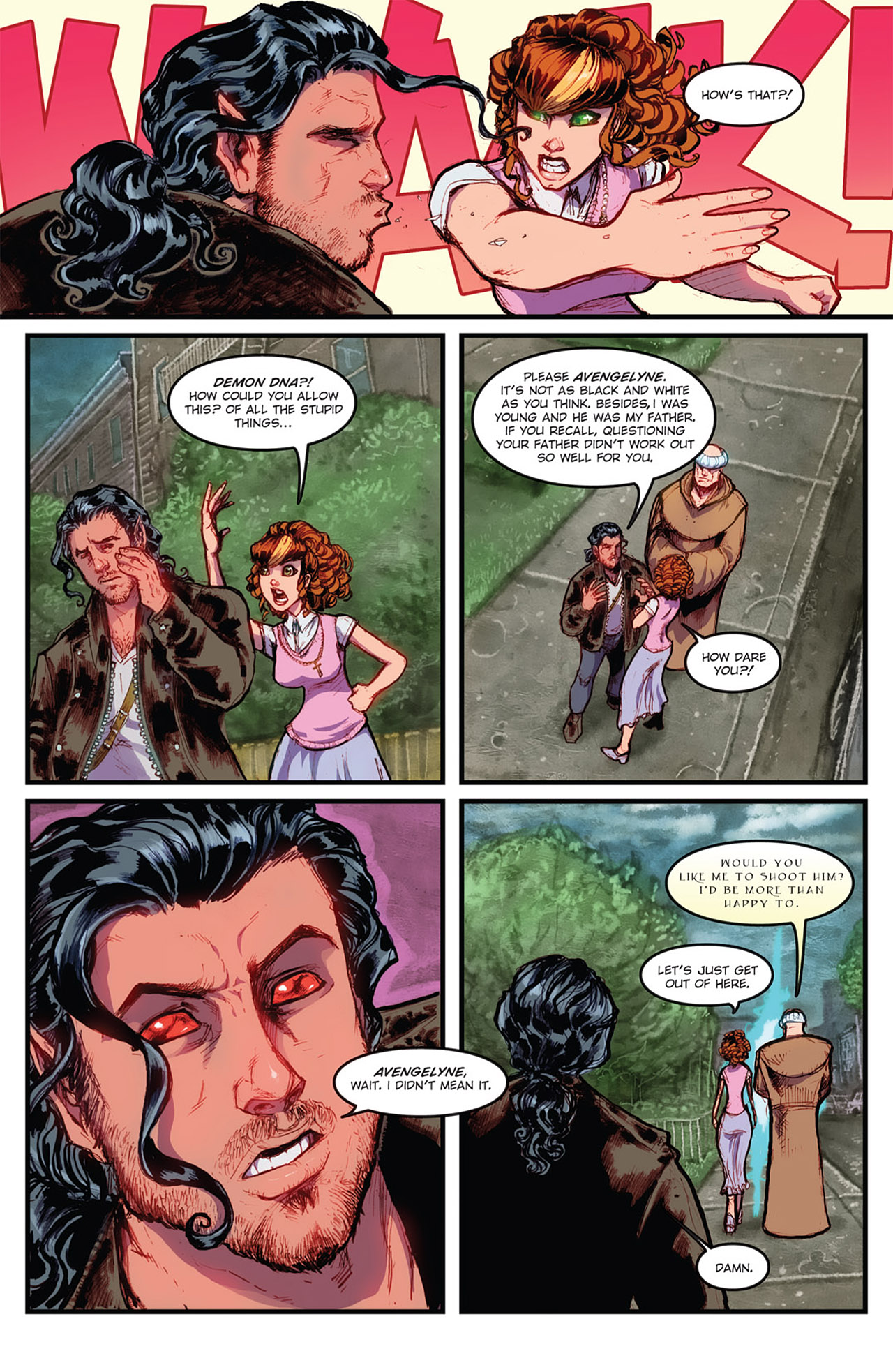 Read online Avengelyne (2011) comic -  Issue #5 - 9