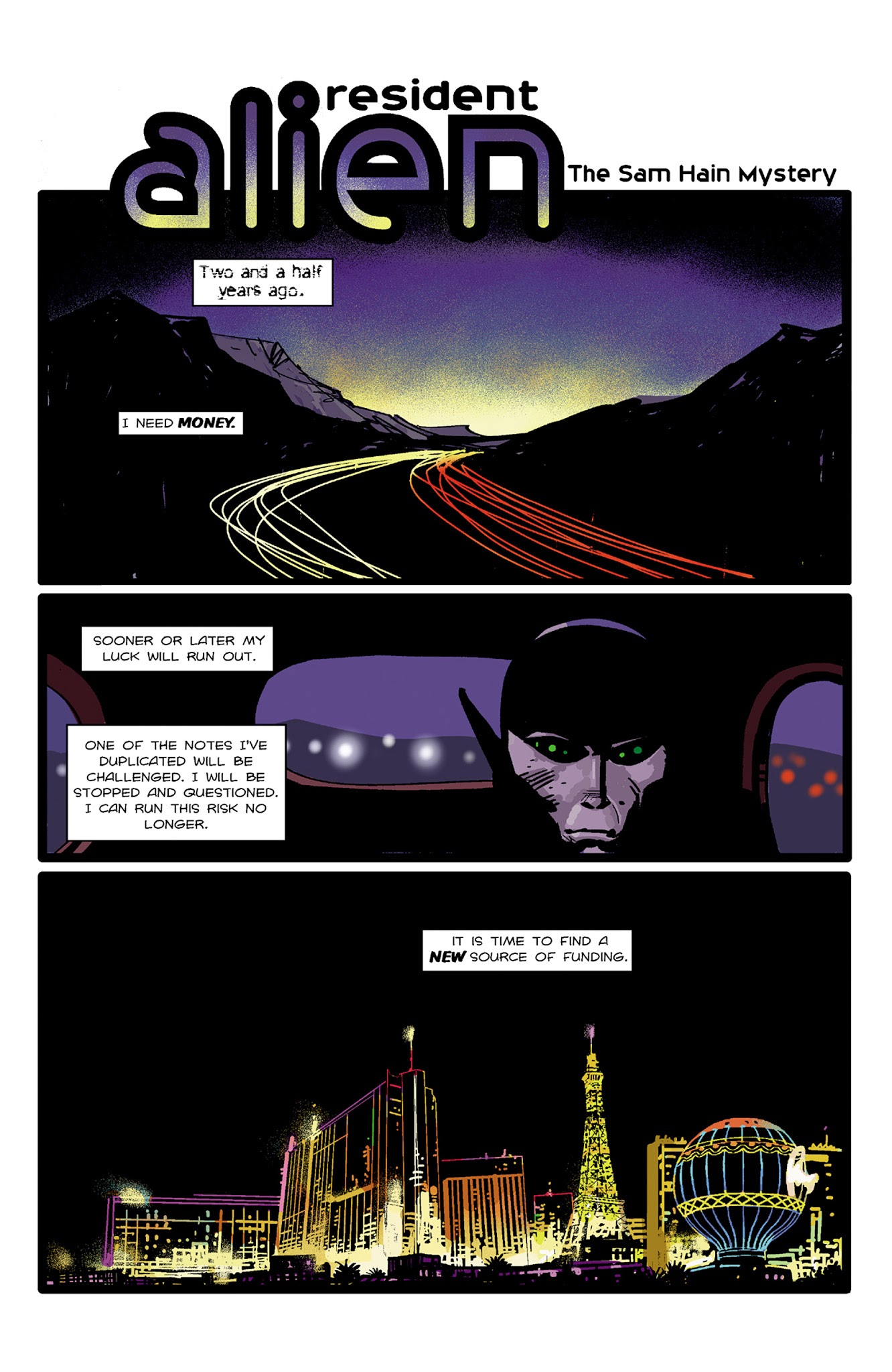 Read online Resident Alien: The Sam Hain Mystery comic -  Issue #0 - 3