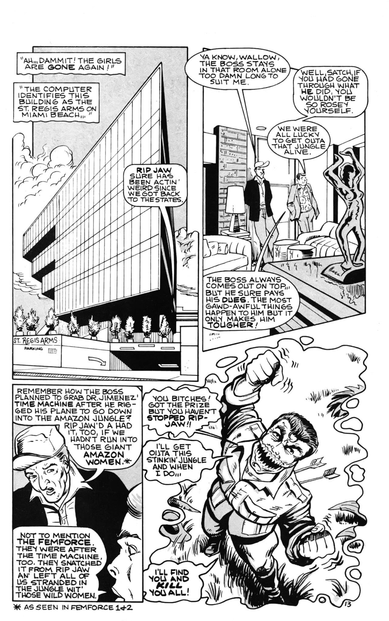 Read online Femforce: Out Of The Asylum Special comic -  Issue # Full - 16