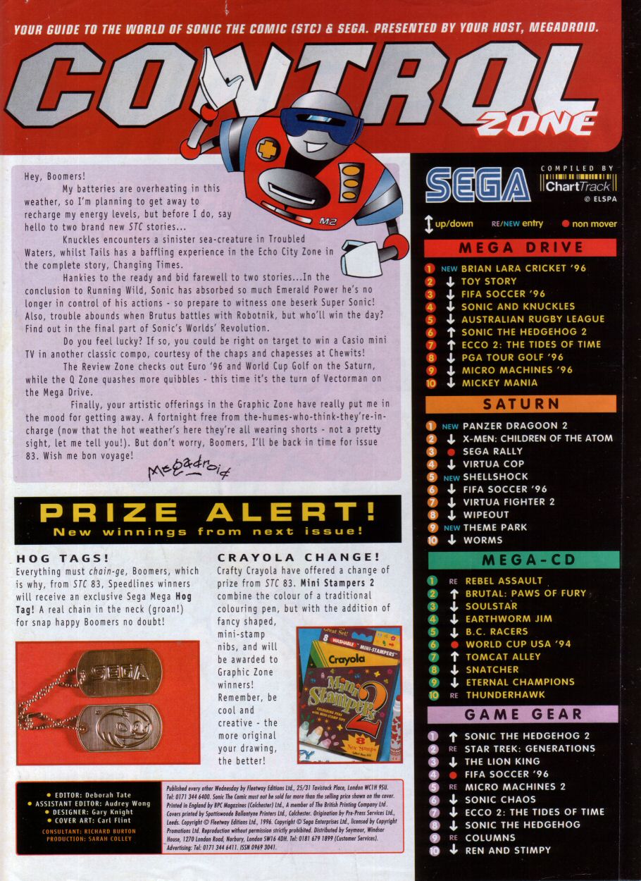 Read online Sonic the Comic comic -  Issue #82 - 2