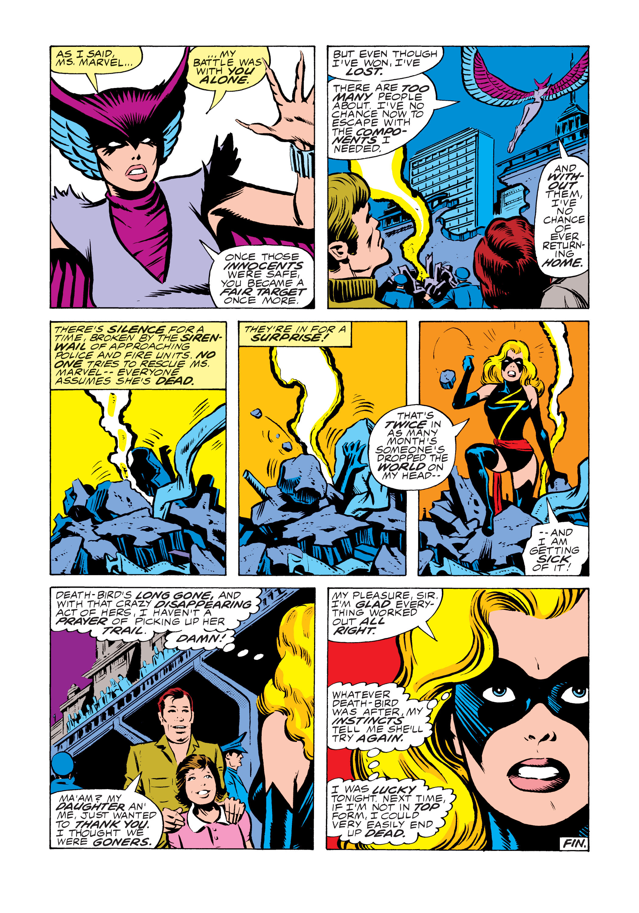Read online Ms. Marvel (1977) comic -  Issue #22 - 18