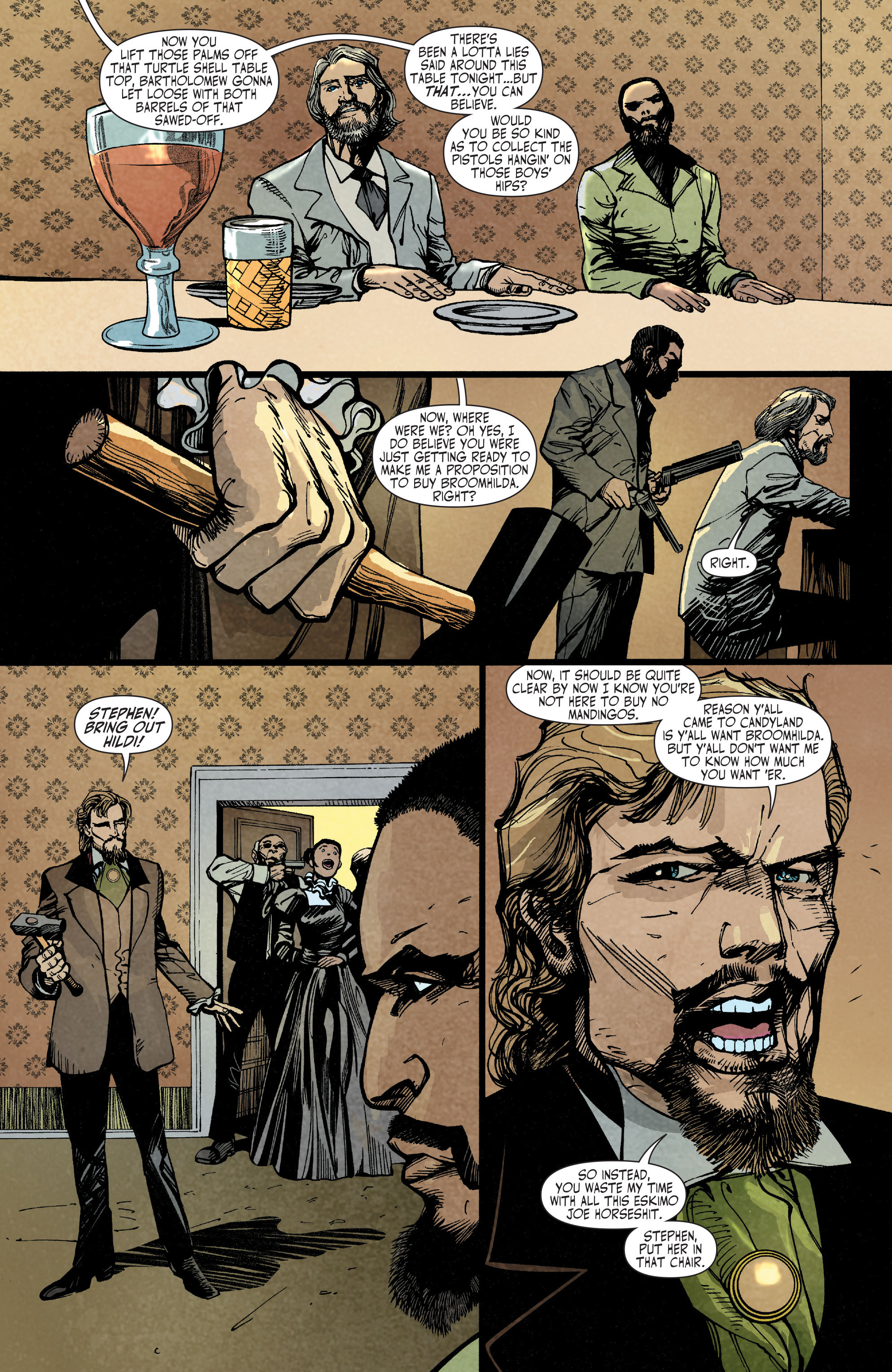 Read online Django Unchained comic -  Issue #6 - 6