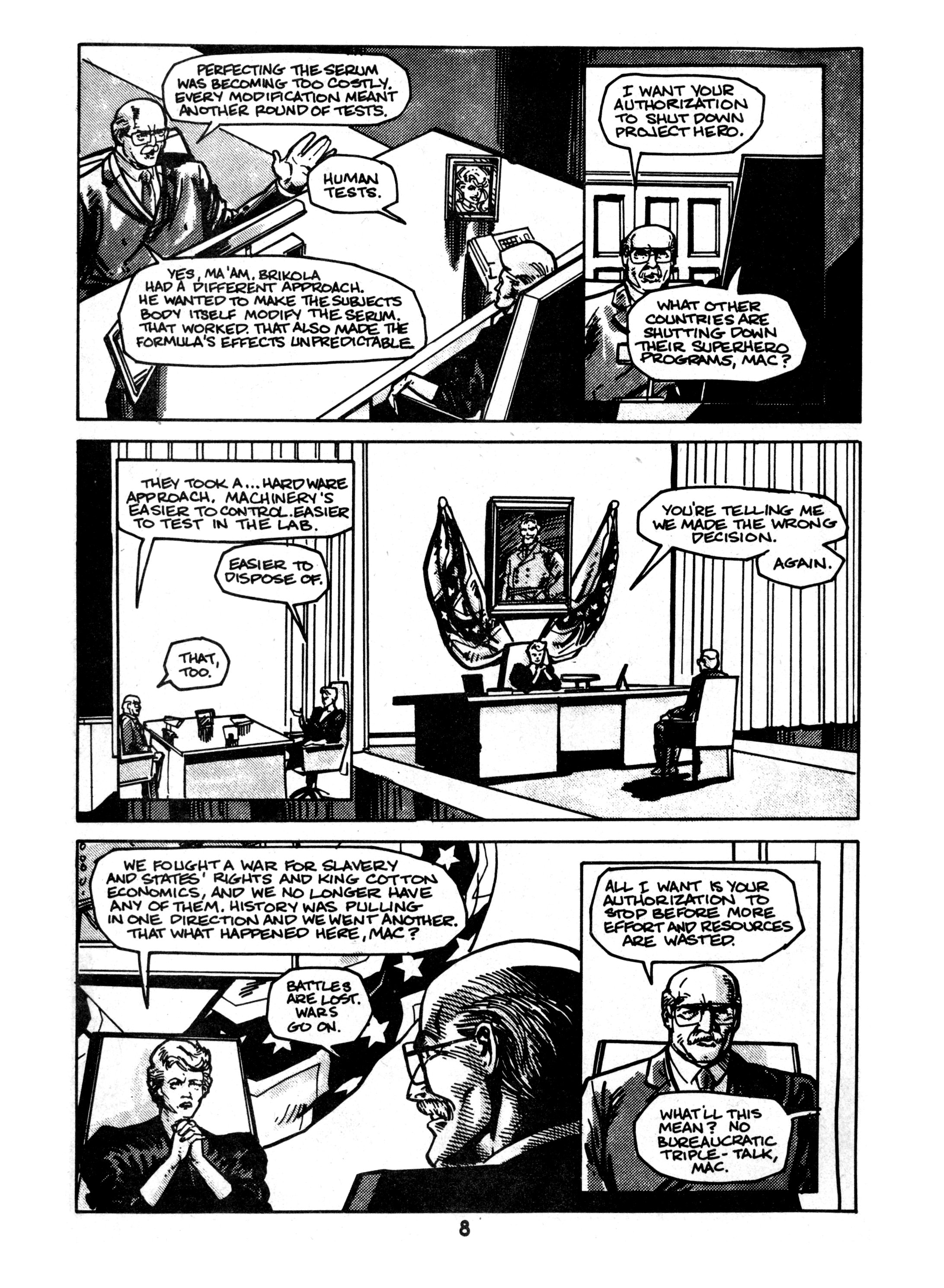 Read online Captain Confederacy (1986) comic -  Issue #9 - 10