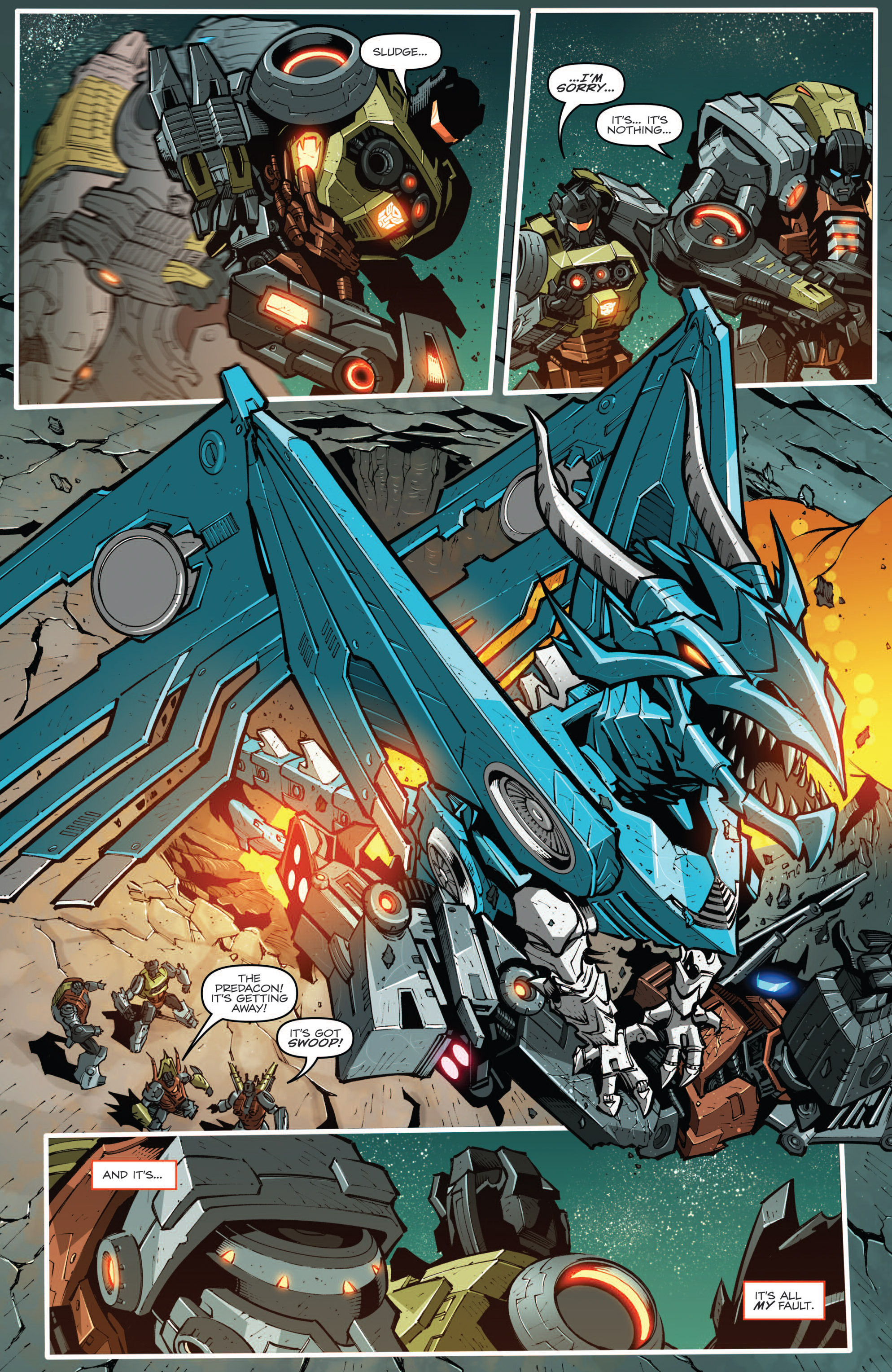 Read online The Transformers Prime: Rage of the Dinobots comic -  Issue #1 - 22