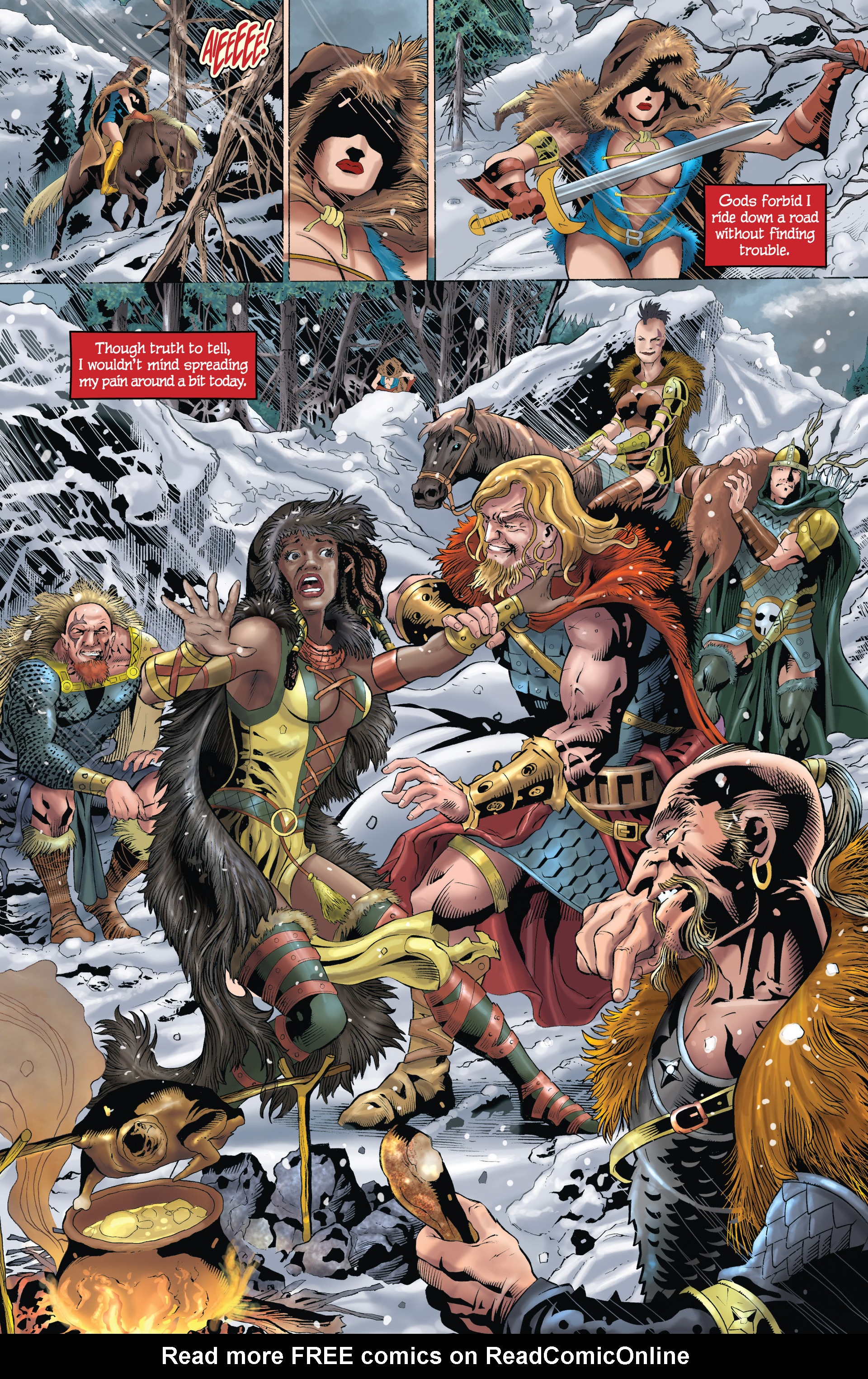 Read online Red Sonja: Unchained comic -  Issue #1 - 13