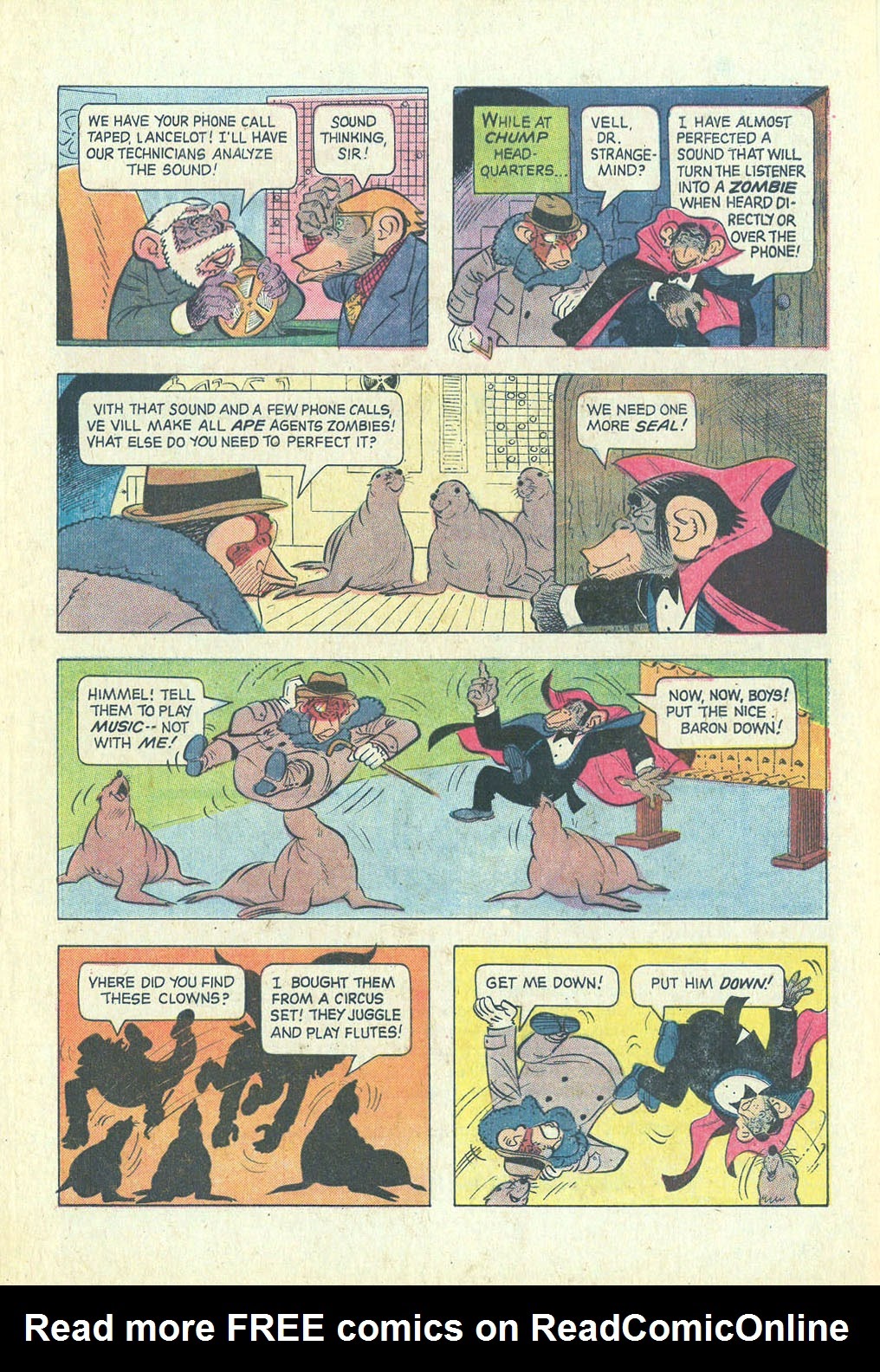 Read online Lancelot Link Secret Chimp comic -  Issue #3 - 28