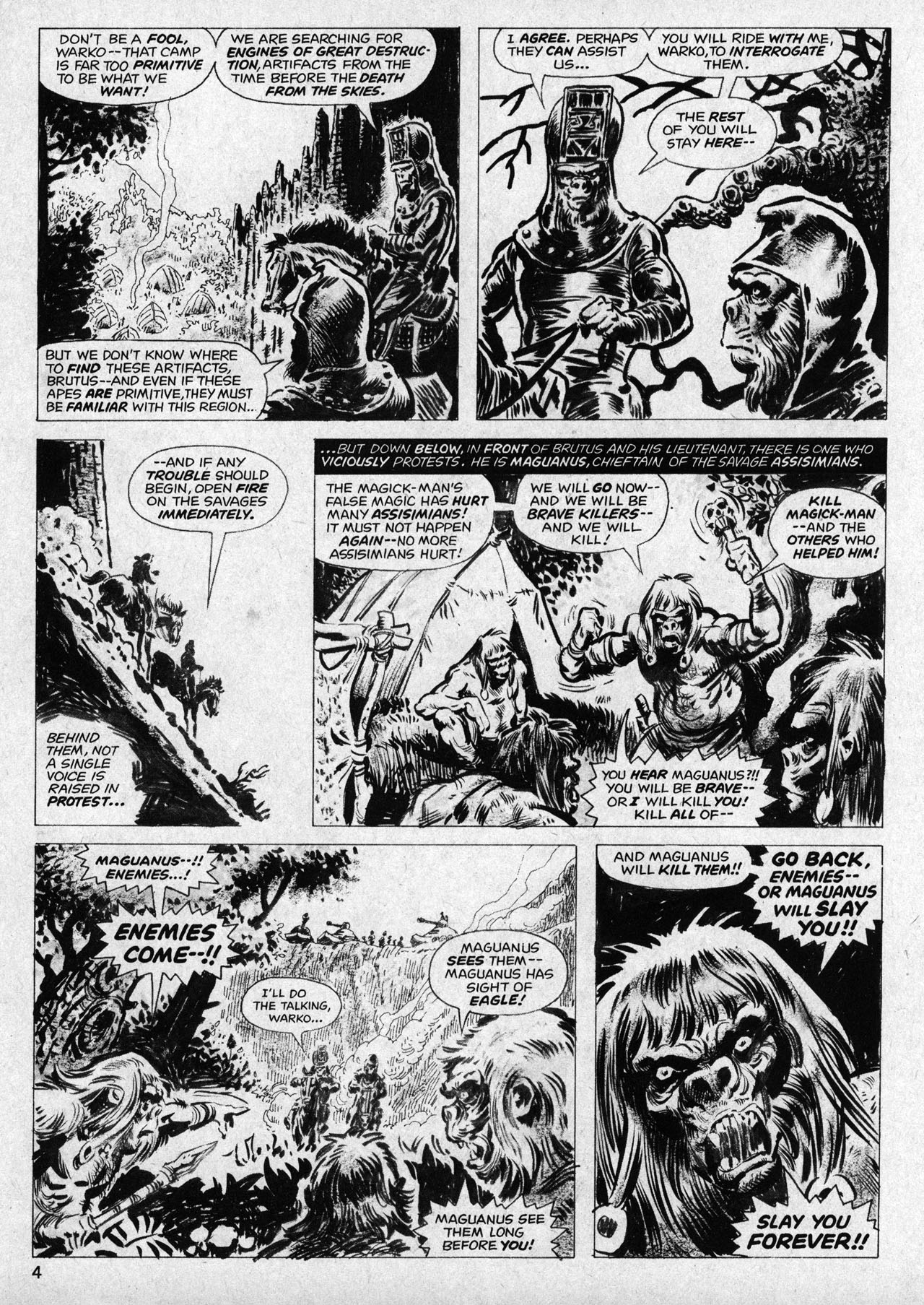 Read online Planet of the Apes comic -  Issue #19 - 4