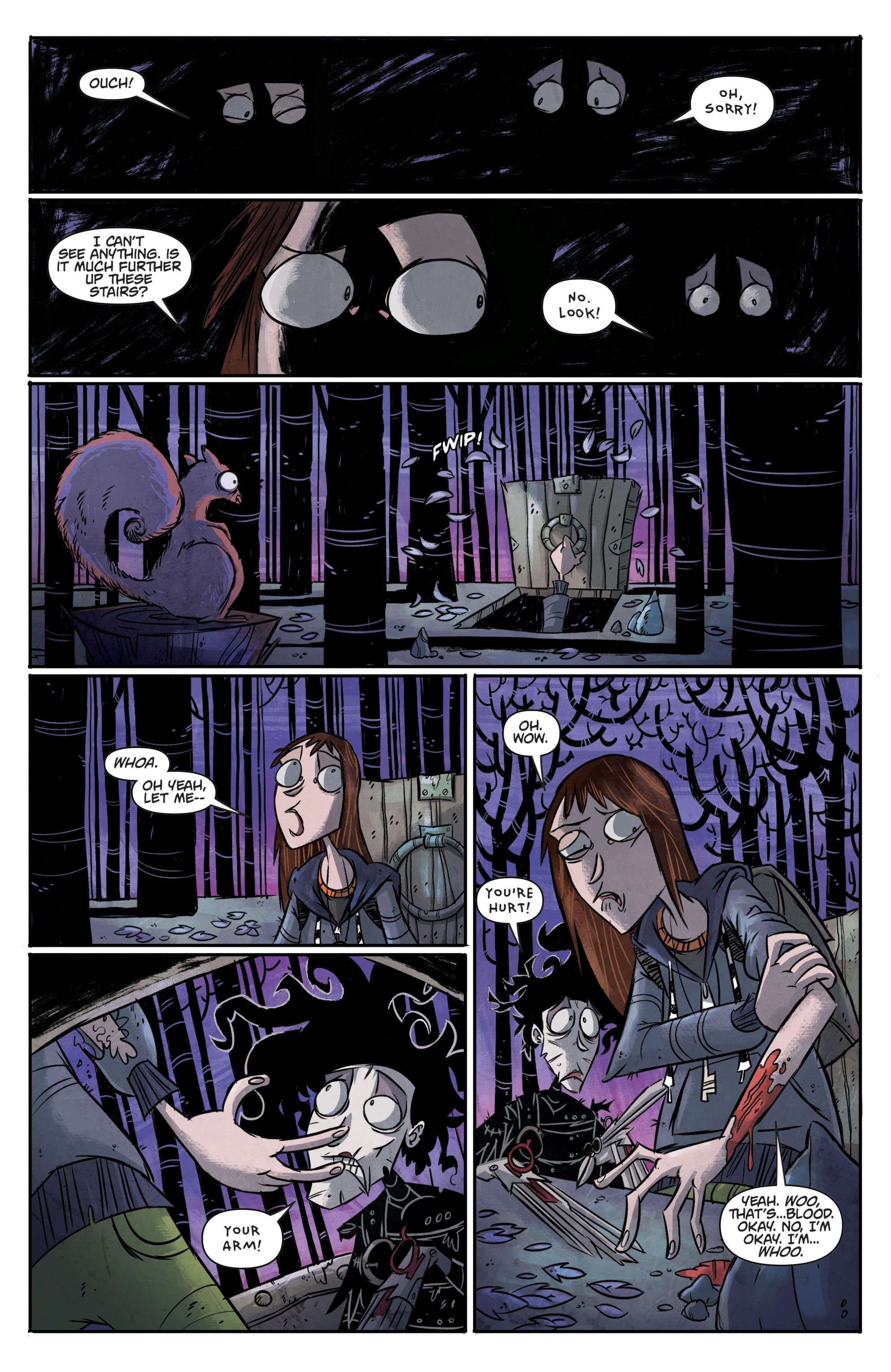 Read online Edward Scissorhands comic -  Issue #5 - 7