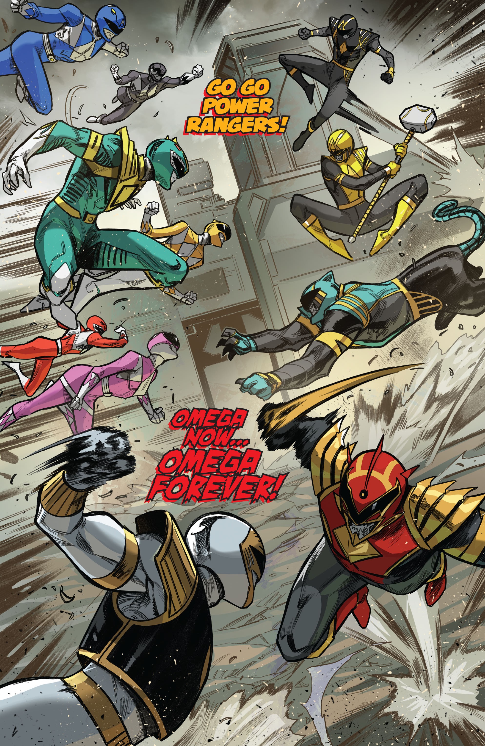 Read online Mighty Morphin Power Rangers (2022) comic -  Issue # Full - 11