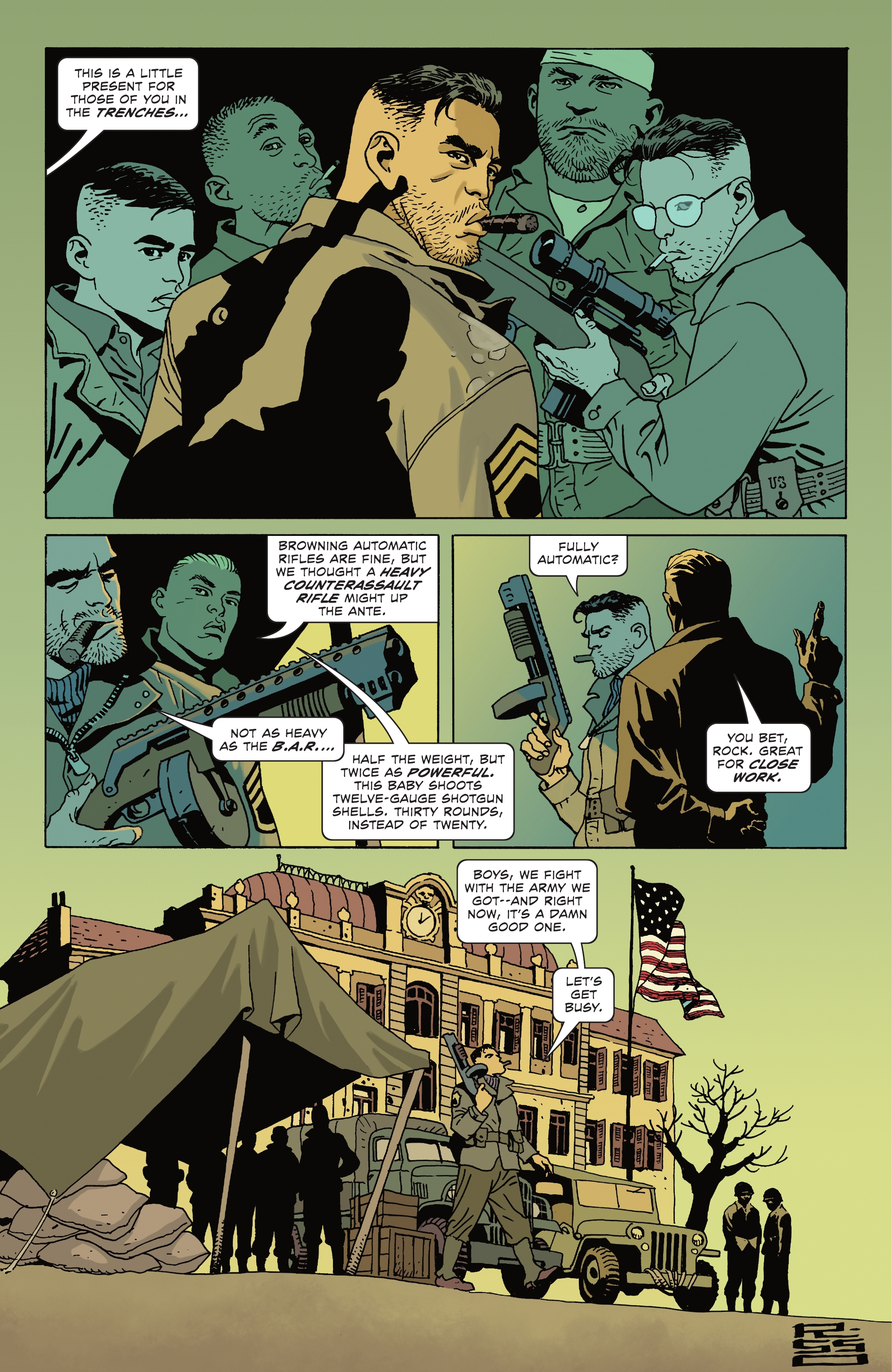 Read online DC Horror Presents: Sgt. Rock vs. The Army of the Dead comic -  Issue #3 - 7