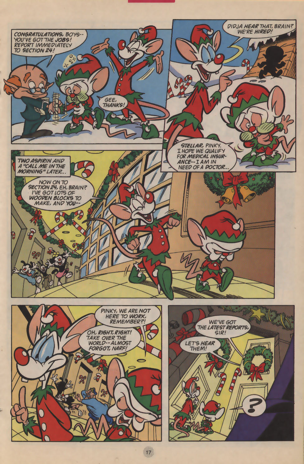 Read online Pinky and The Brain Christmas Special comic -  Issue # Full - 14