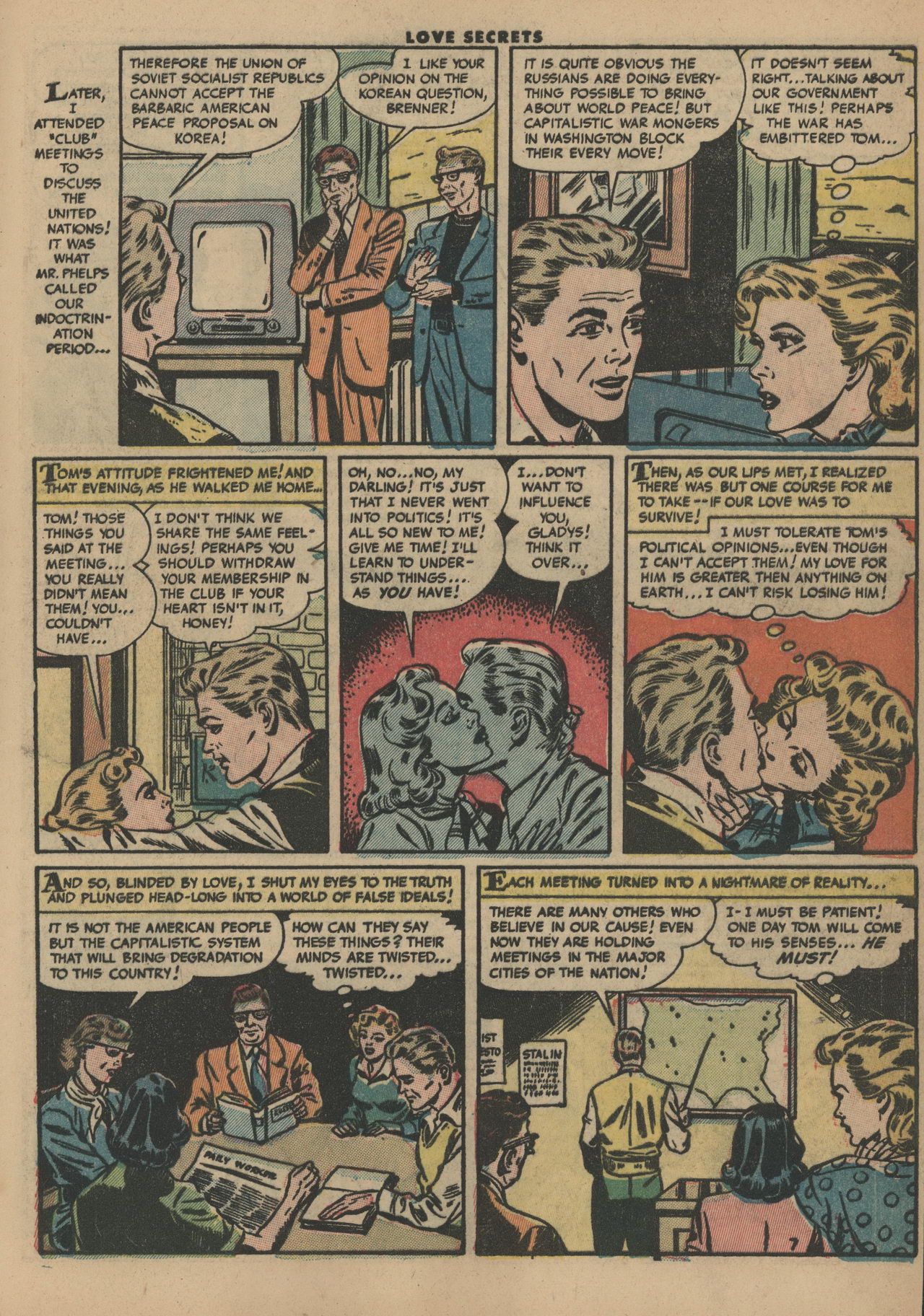 Read online Love Secrets (1953) comic -  Issue #32 - 9