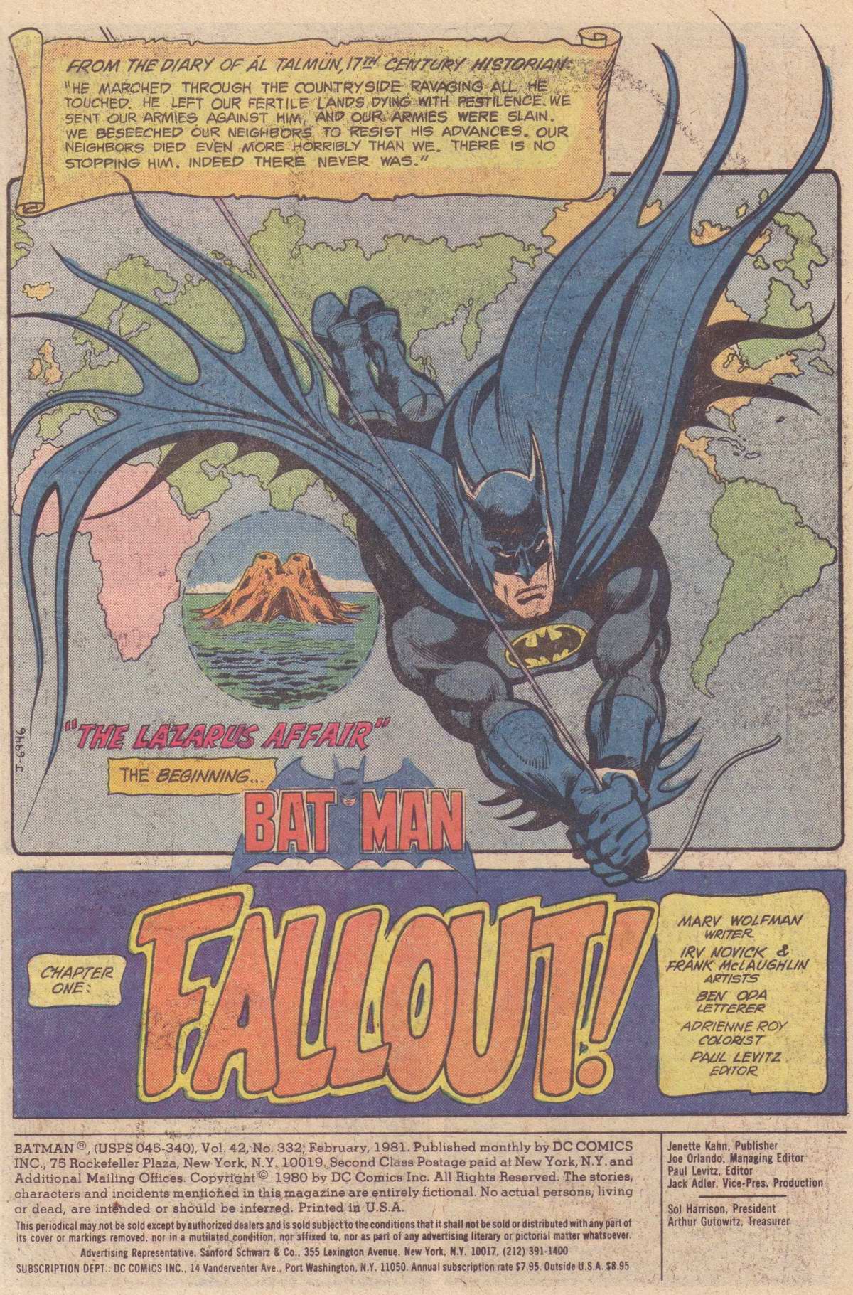 Read online Batman (1940) comic -  Issue #332 - 2