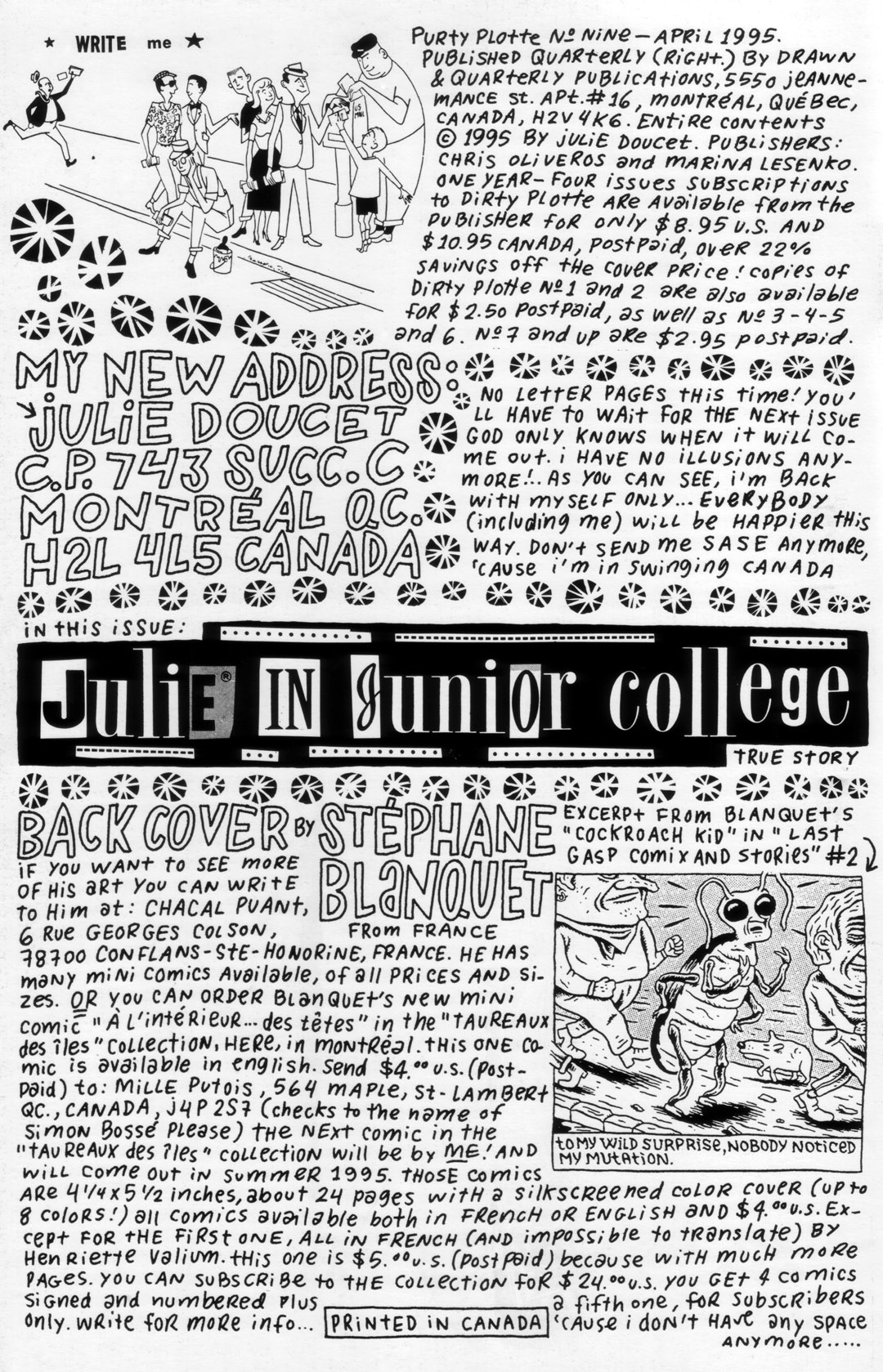 Read online Dirty Plotte comic -  Issue #9 - 2