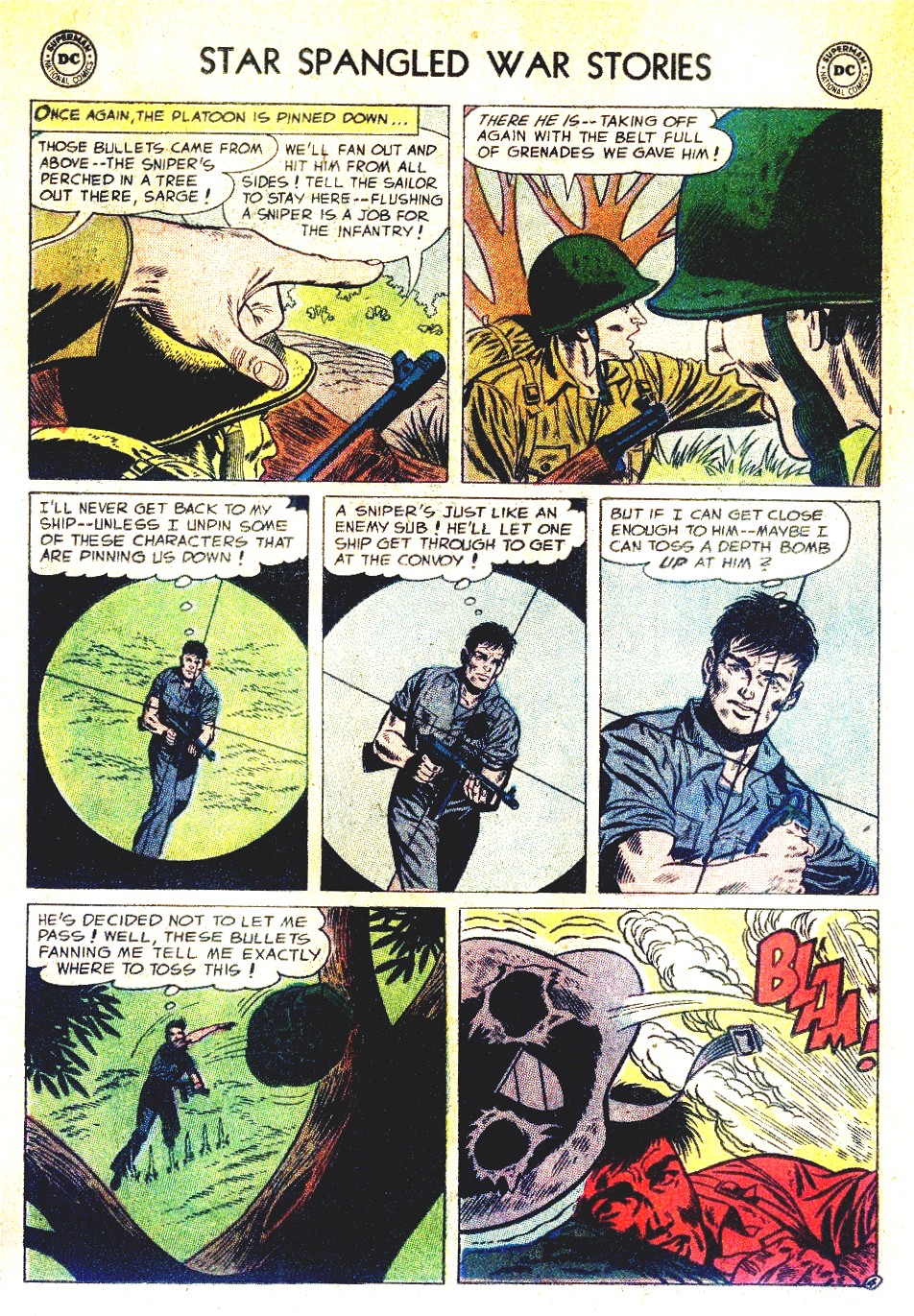 Read online Star Spangled War Stories (1952) comic -  Issue #52 - 14