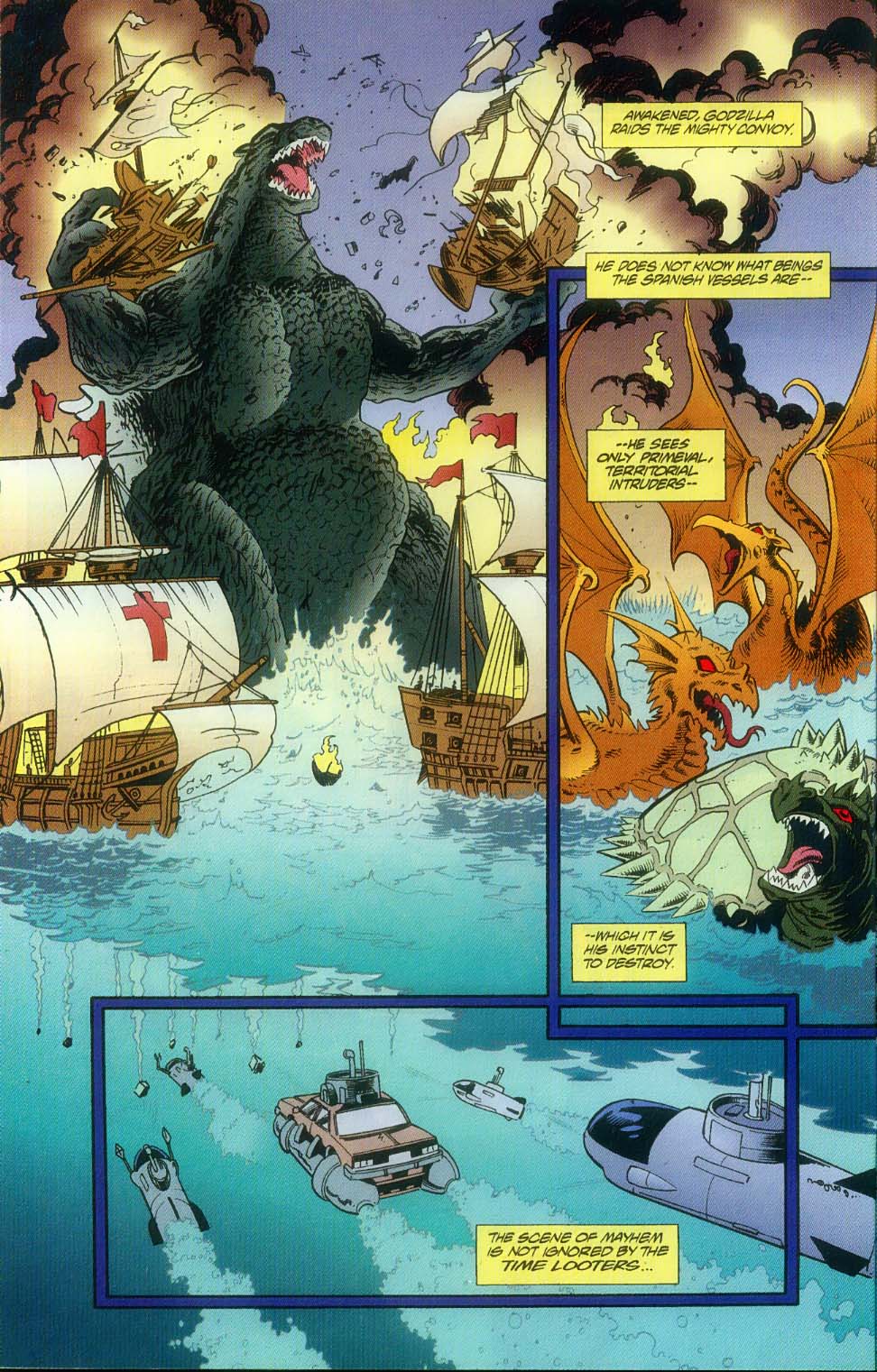 Read online Godzilla (1995) comic -  Issue #10 - 11