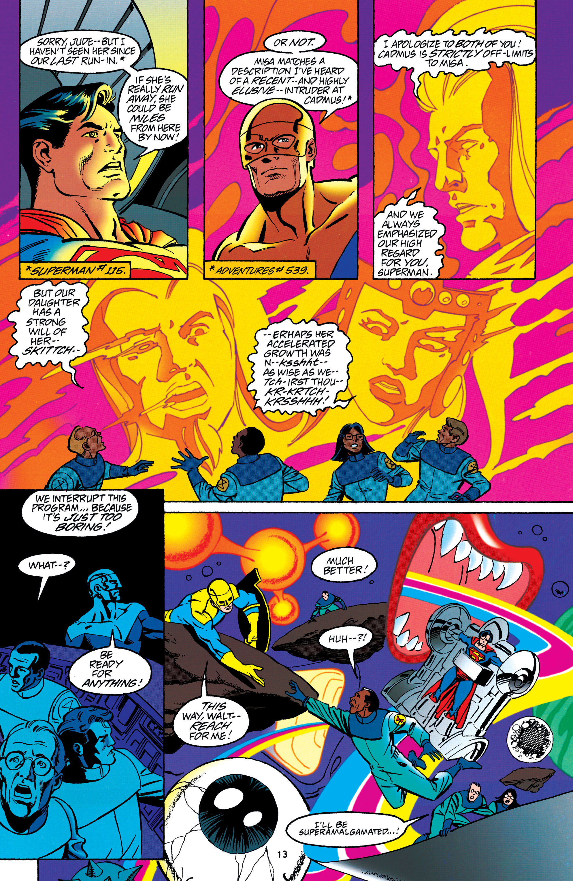 Read online Adventures of Superman (1987) comic -  Issue #542 - 14