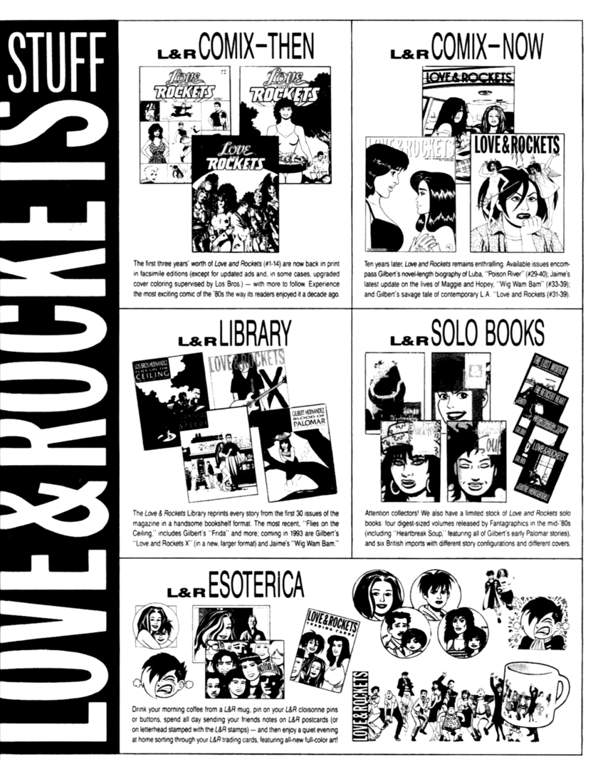 Read online Love and Rockets (1982) comic -  Issue #42 - 33