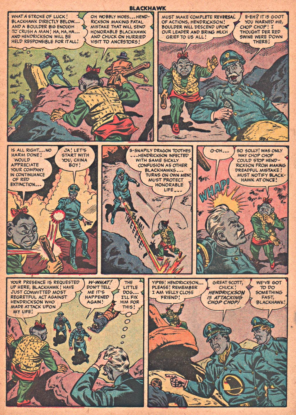Read online Blackhawk (1957) comic -  Issue #85 - 10