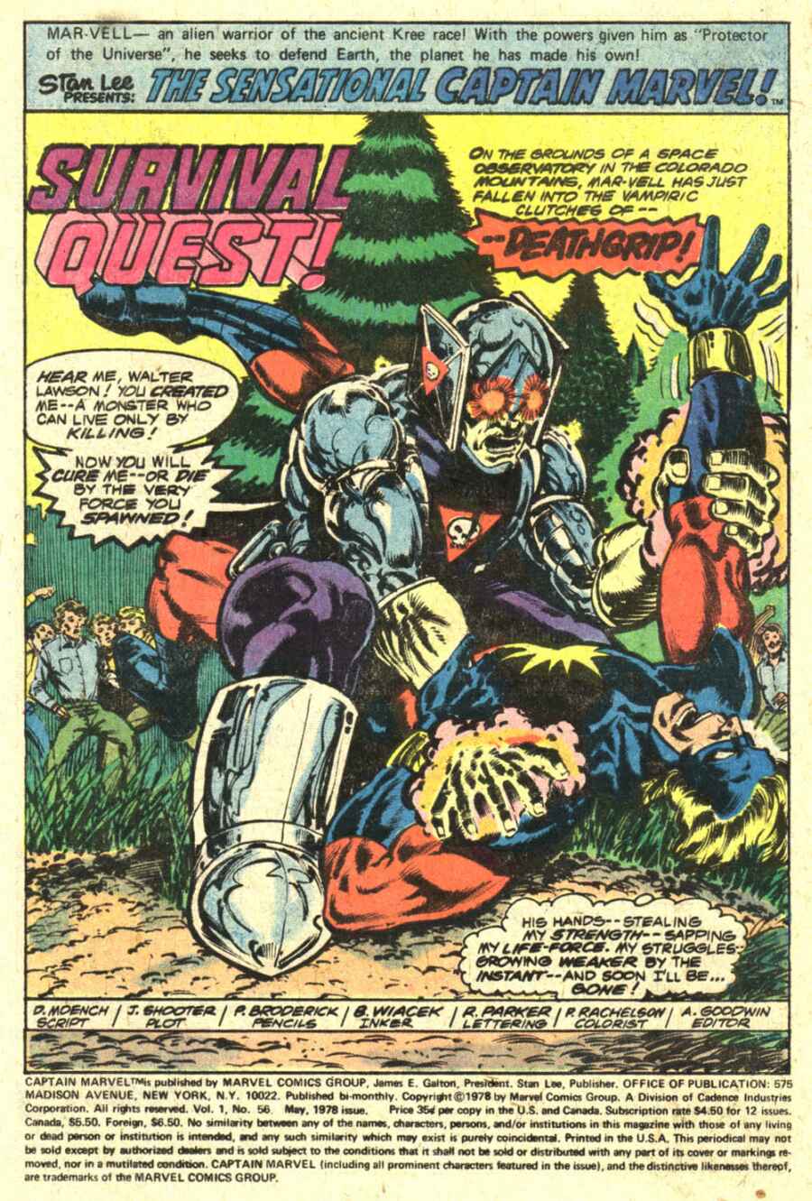 Captain Marvel (1968) Issue #56 #56 - English 2