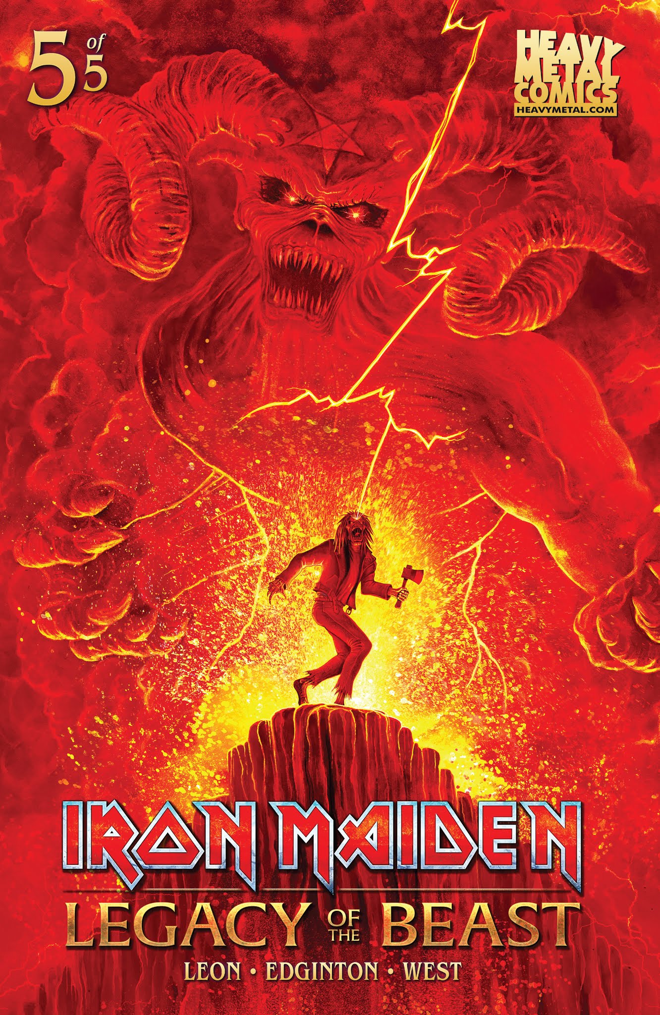 Read online Iron Maiden: Legacy of the Beast comic -  Issue #5 - 3