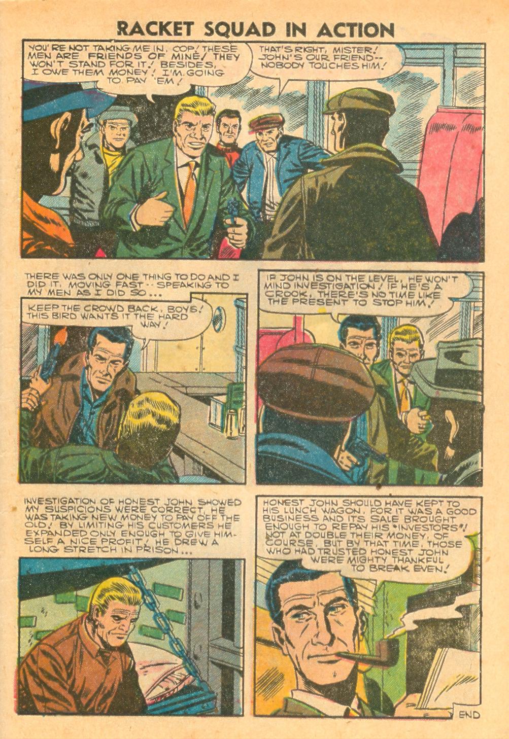 Read online Racket Squad in Action comic -  Issue #24 - 25