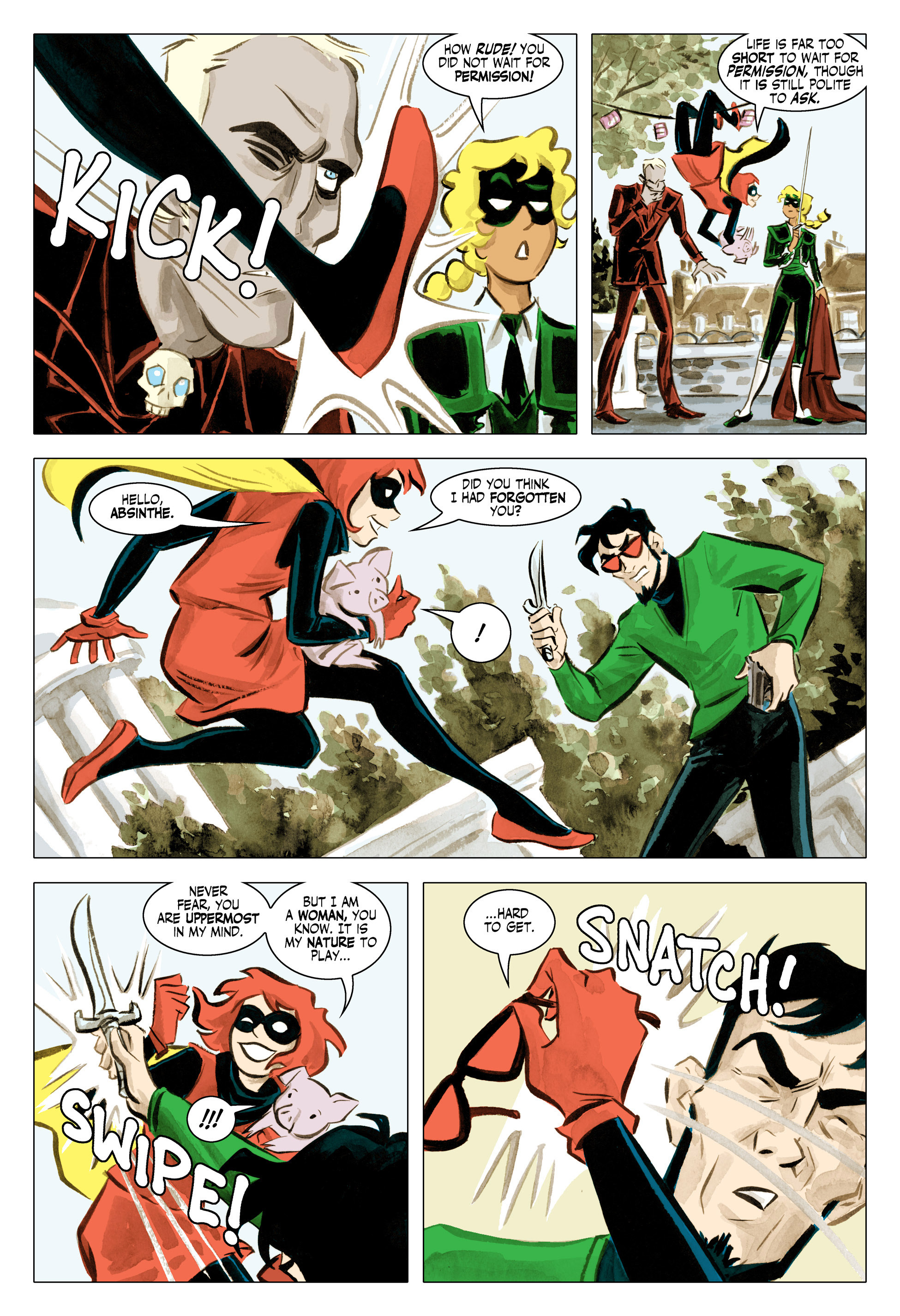 Read online Bandette (2012) comic -  Issue #9 - 5