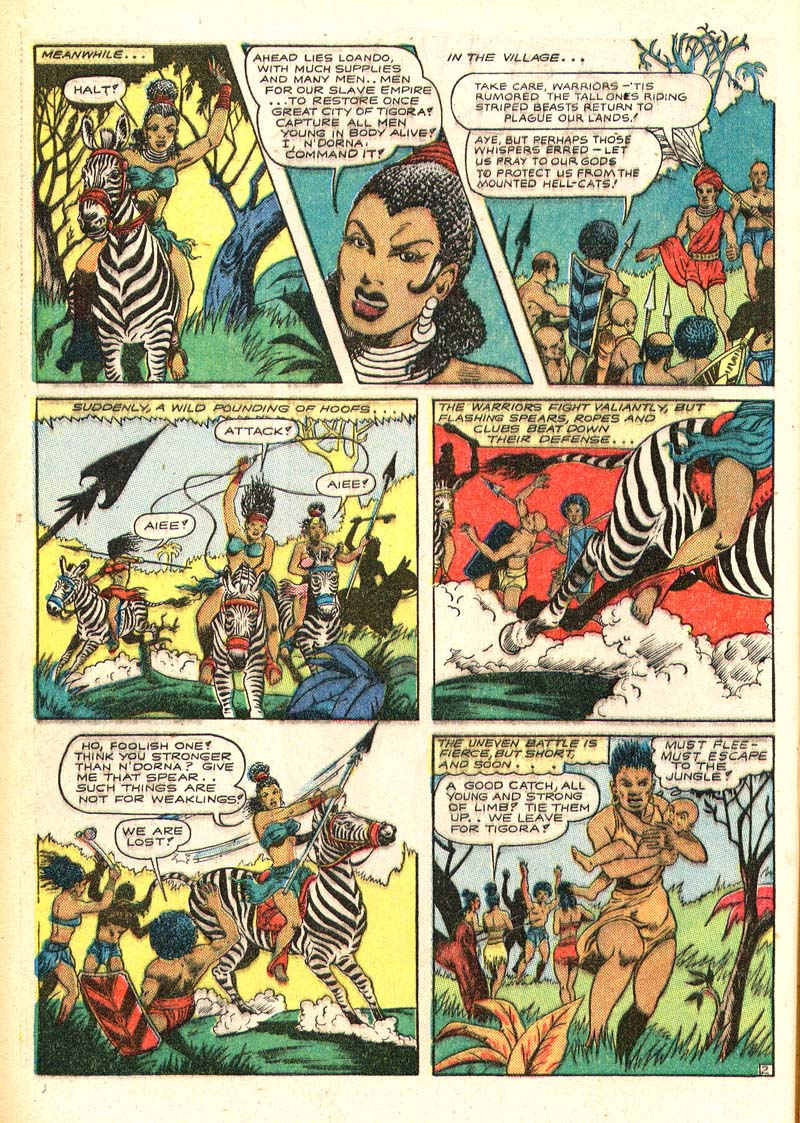 Read online Sheena, Queen of the Jungle (1942) comic -  Issue #4 - 4