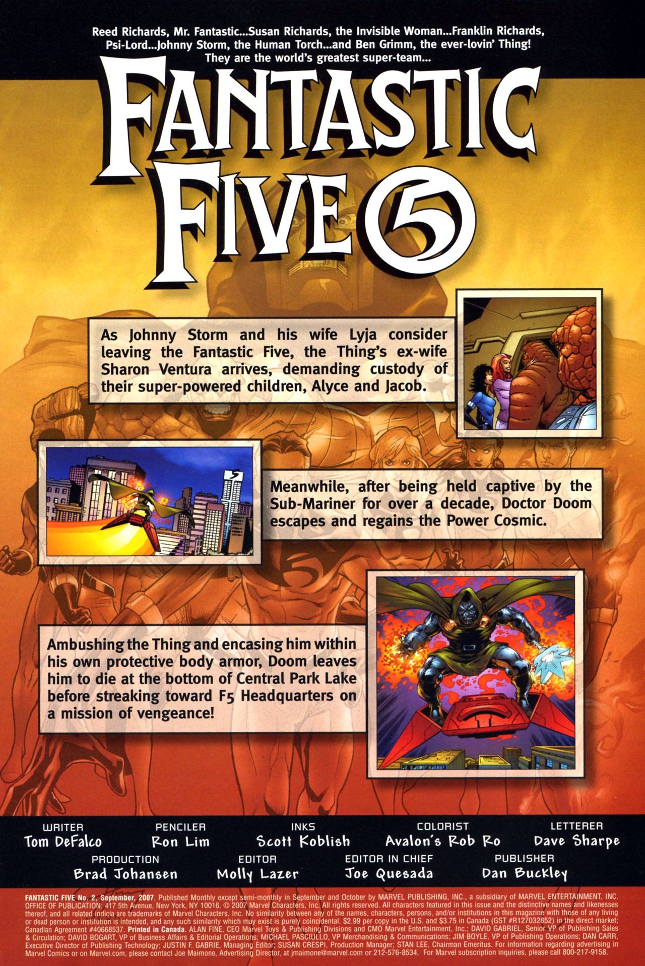 Read online Fantastic Five (2007) comic -  Issue #2 - 2