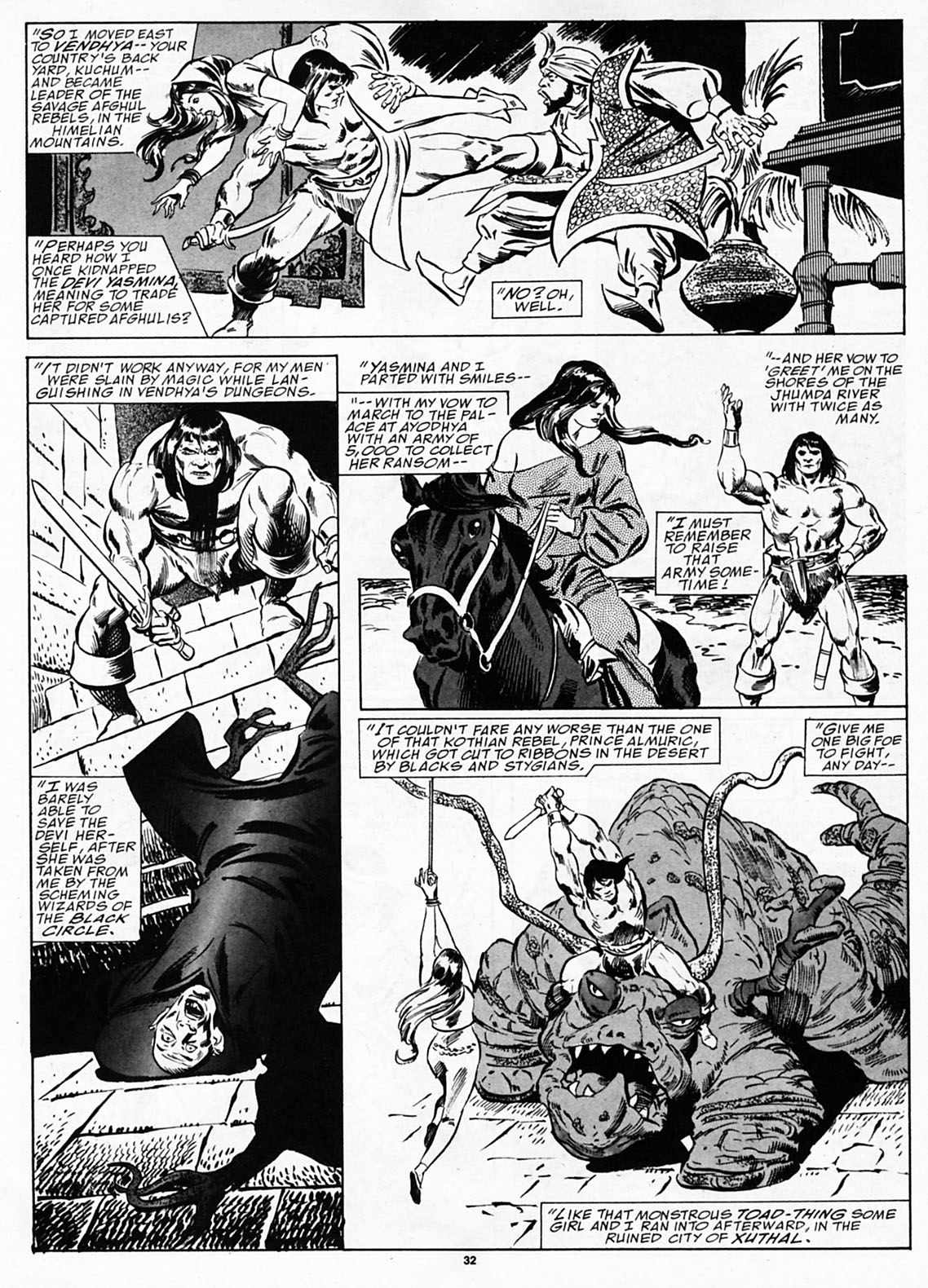 Read online The Savage Sword Of Conan comic -  Issue #190 - 34