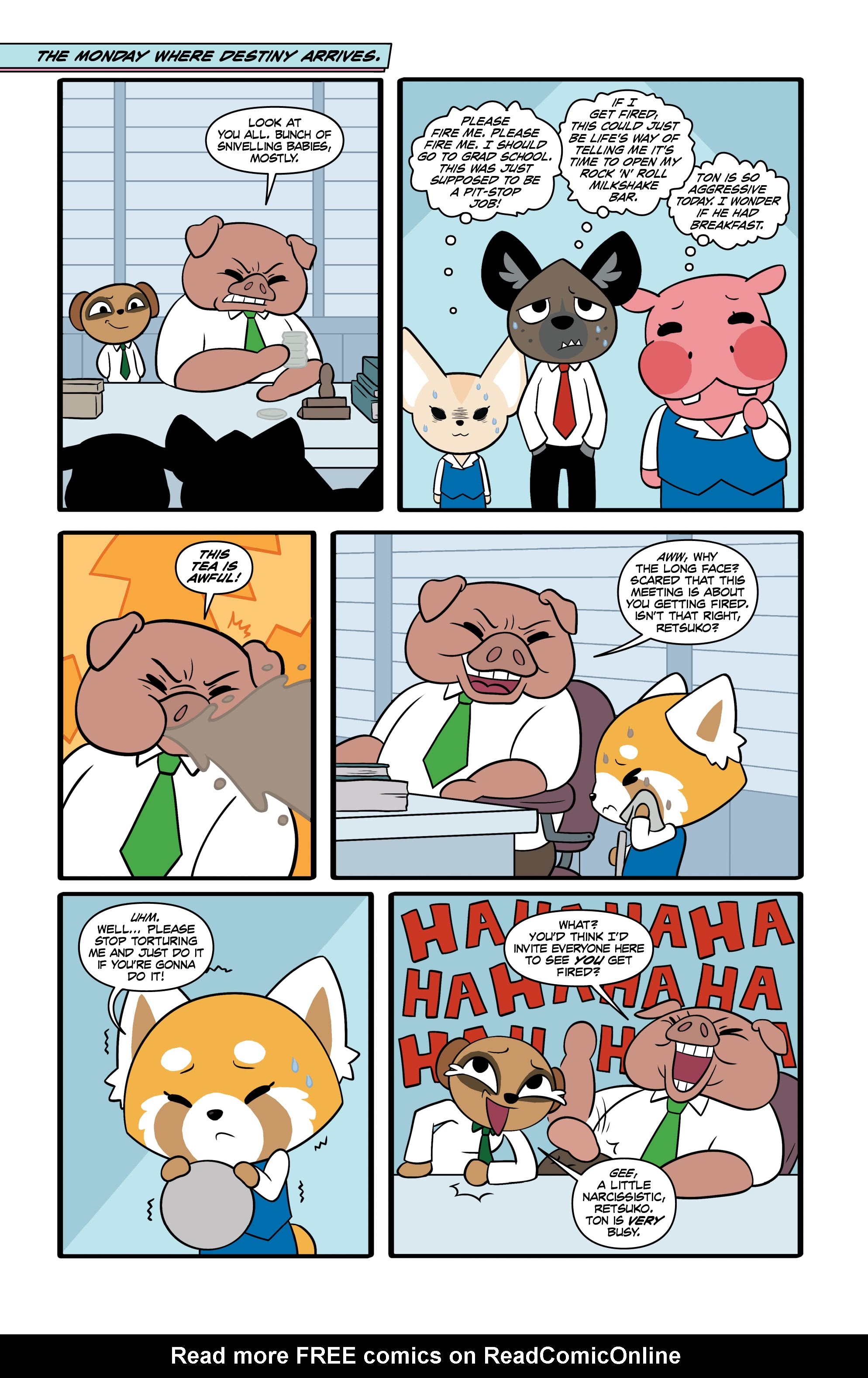 Read online Aggretsuko: Meet Her World comic -  Issue #2 - 4