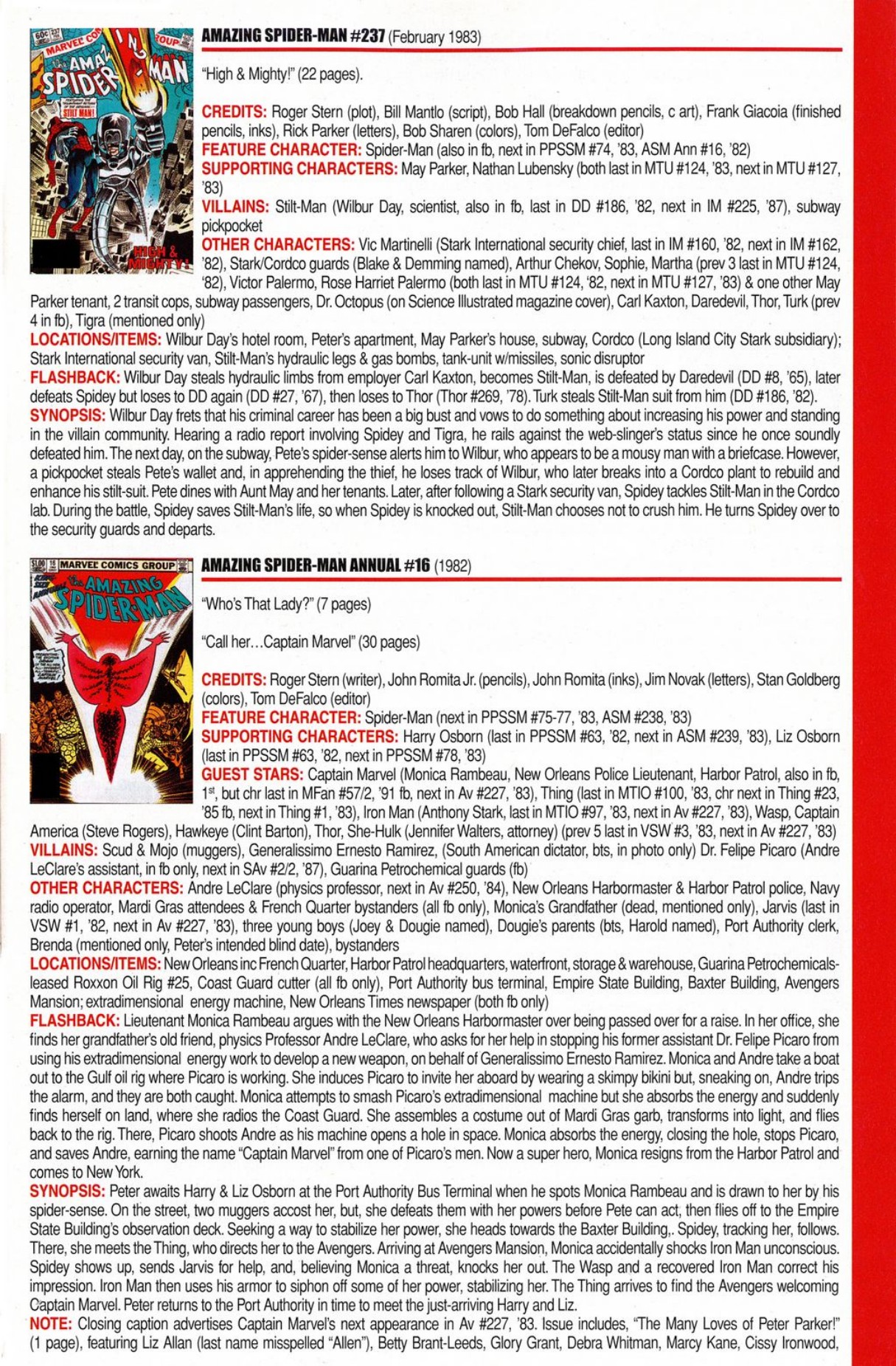 Read online Official Index to the Marvel Universe comic -  Issue #5 - 21