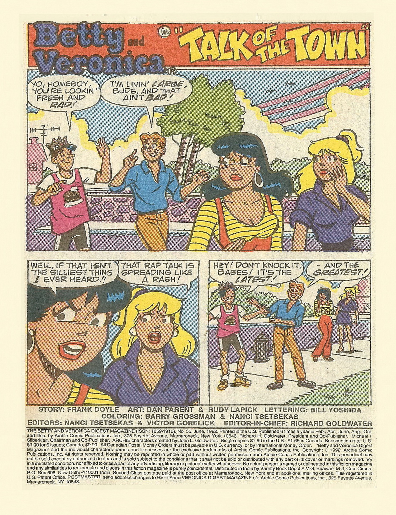 Read online Betty and Veronica Digest Magazine comic -  Issue #55 - 3
