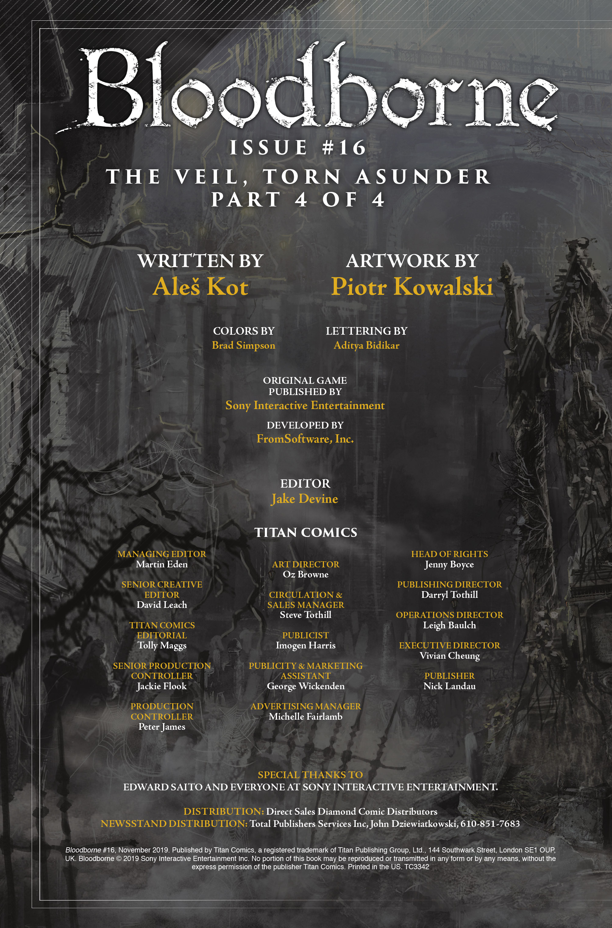 Read online Bloodborne comic -  Issue #16 - 2