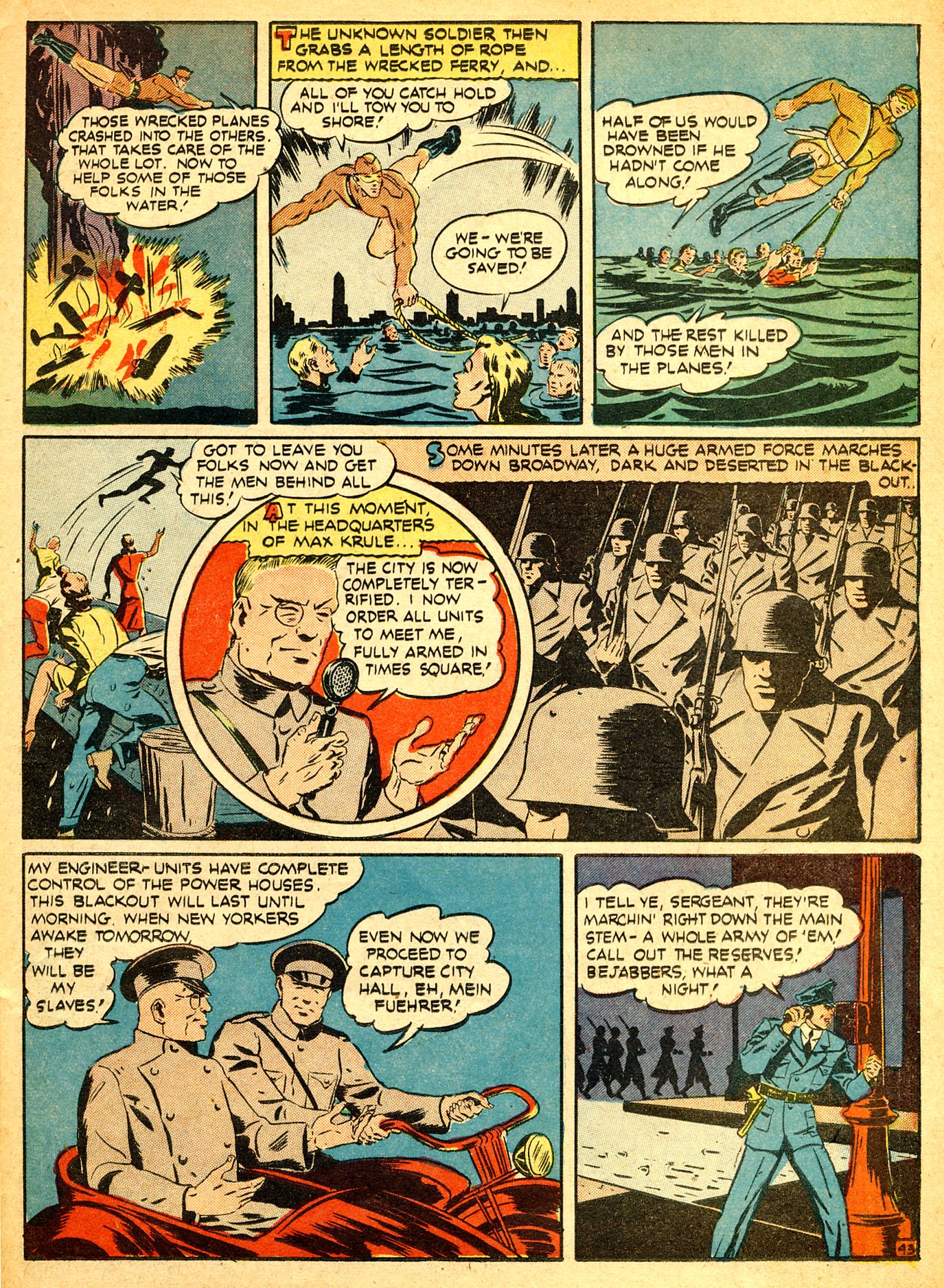 Read online Our Flag Comics comic -  Issue #2 - 44