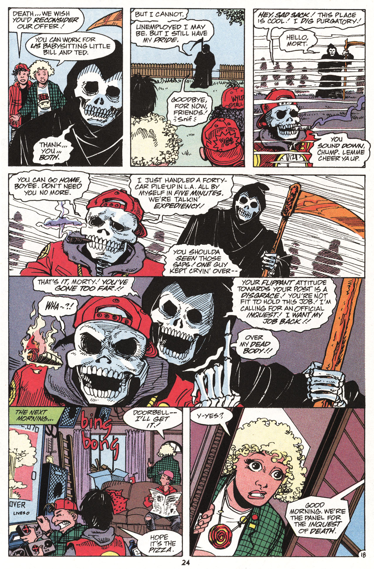 Read online Bill & Ted's Excellent Comic Book comic -  Issue #9 - 26