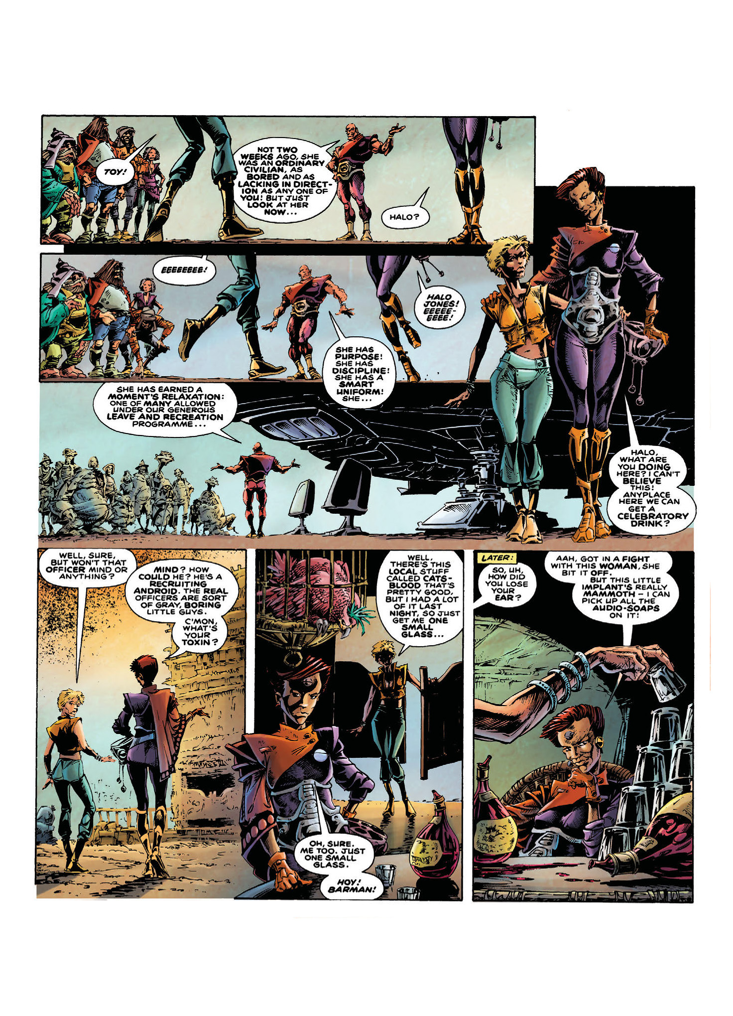 Read online The Ballad of Halo Jones (2018) comic -  Issue # TPB 3 - 13