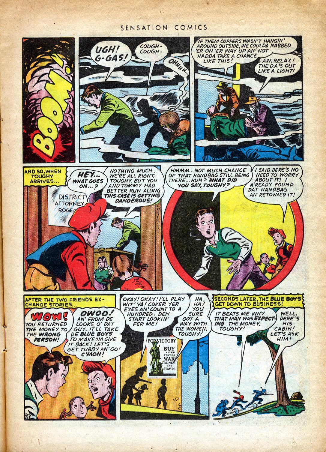 Read online Sensation (Mystery) Comics comic -  Issue #37 - 19