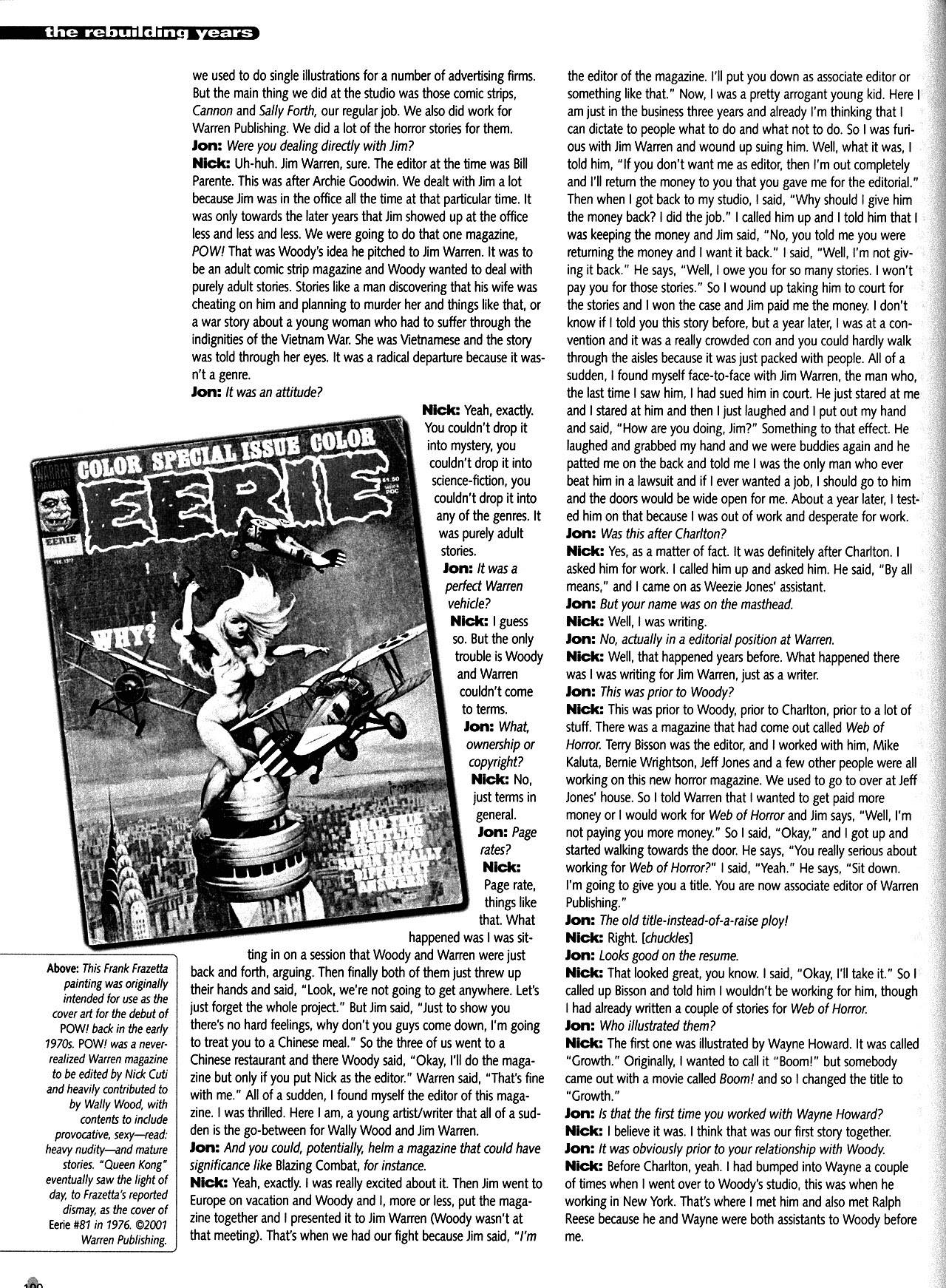 Read online Warren Companion comic -  Issue # TPB (Part 2) - 1