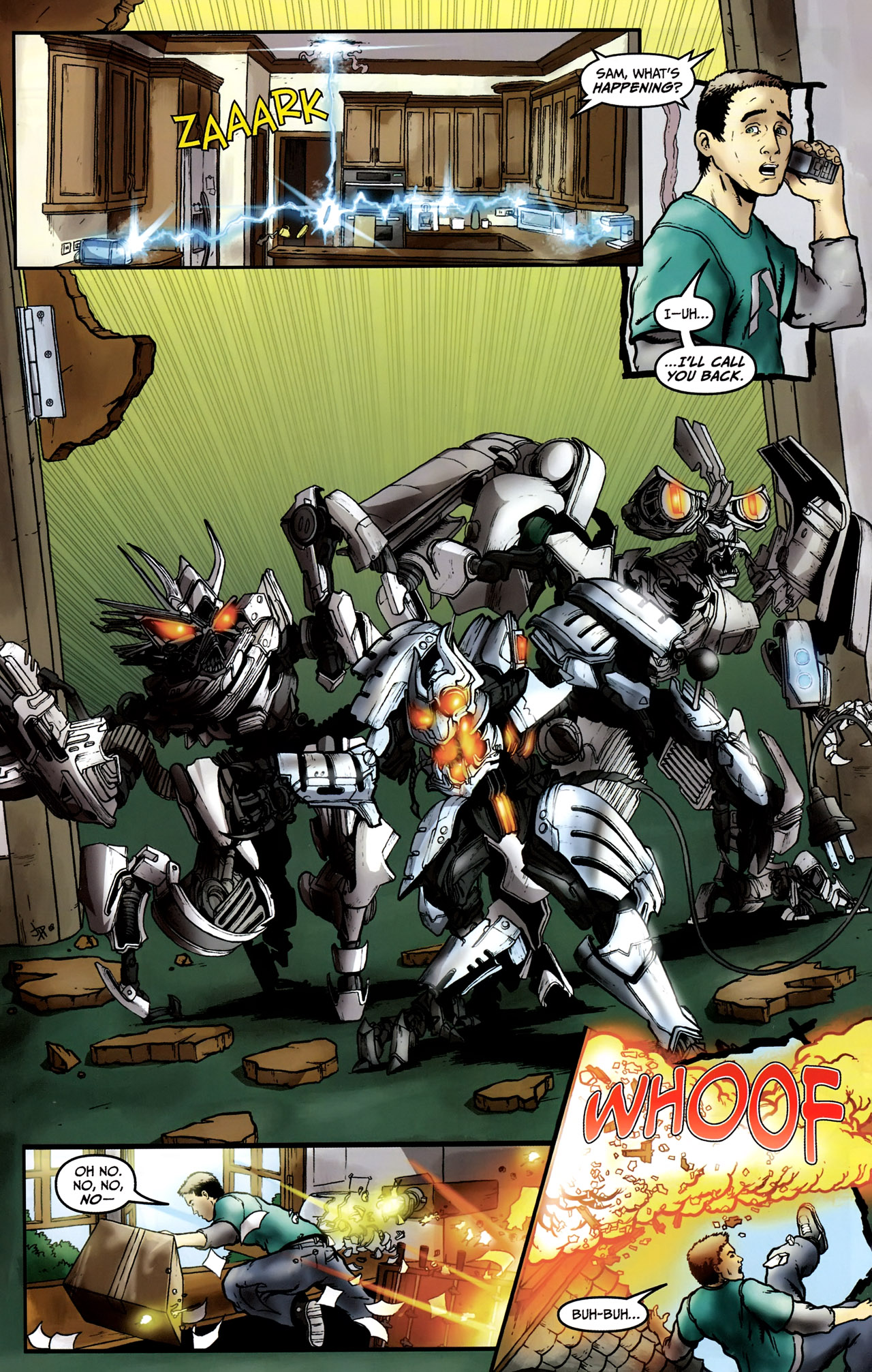 Read online Transformers: Revenge of the Fallen — Official Movie Adaptation comic -  Issue #1 - 13