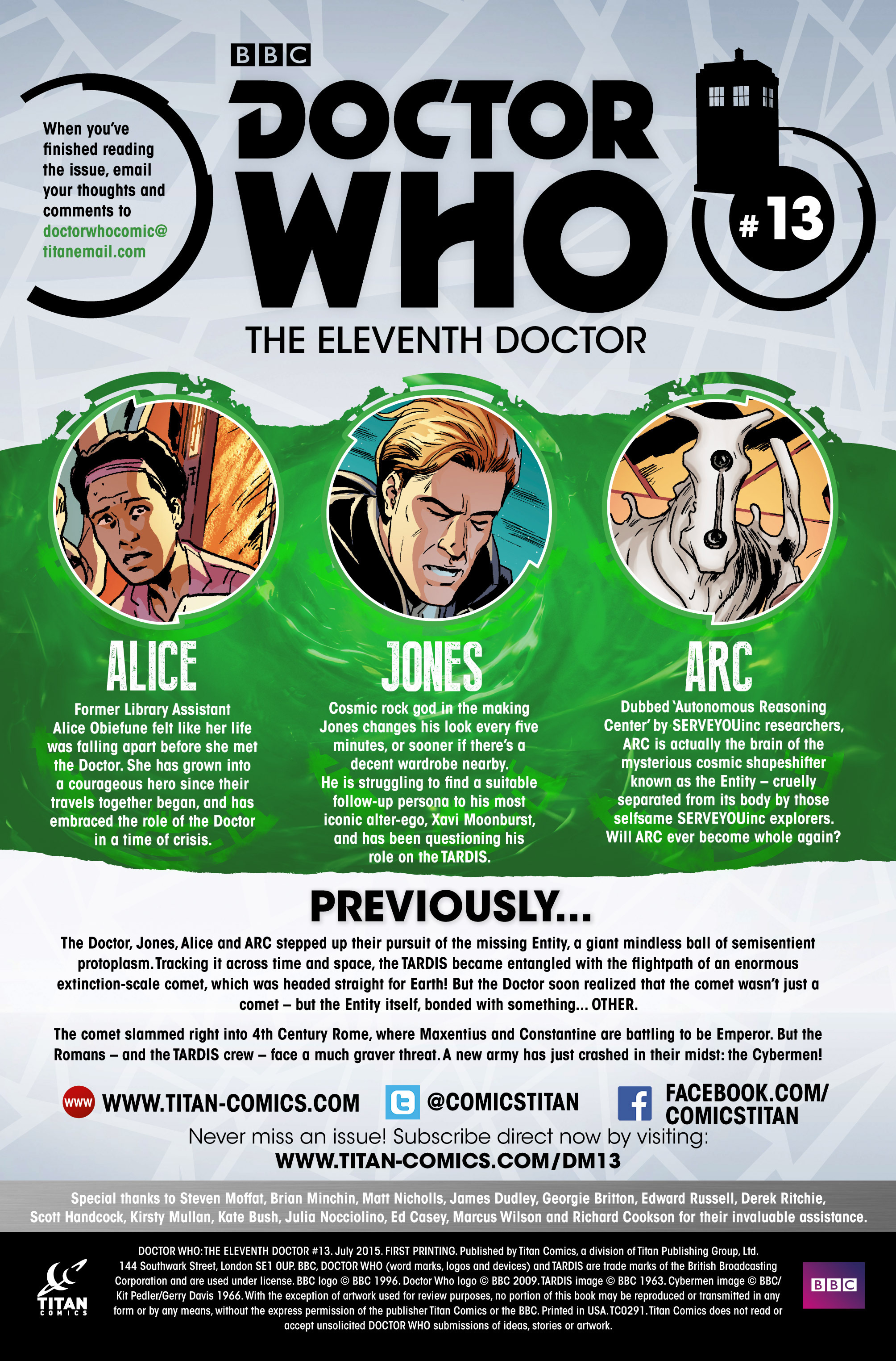Read online Doctor Who: The Eleventh Doctor comic -  Issue #13 - 3