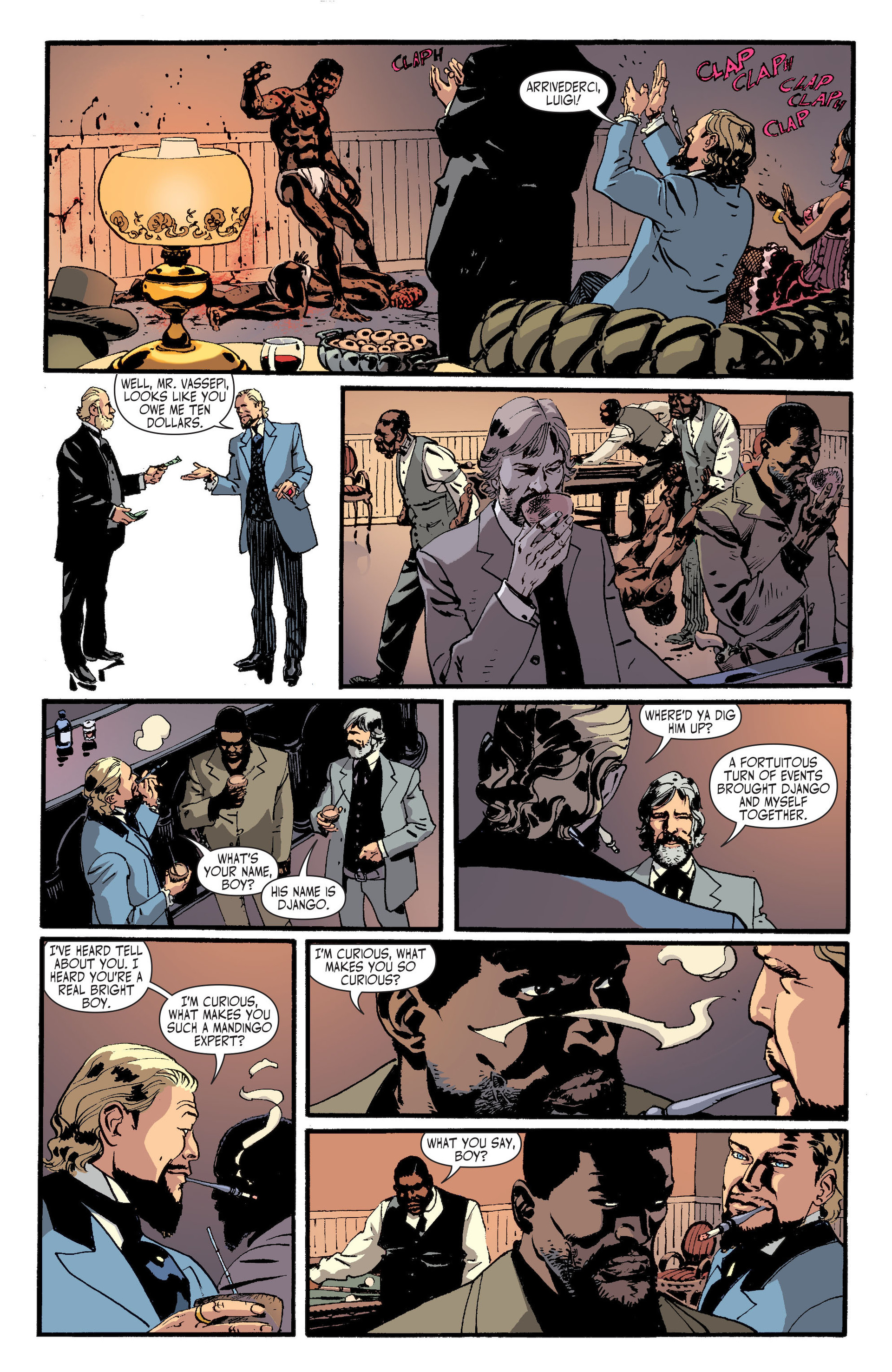 Read online Django Unchained comic -  Issue #4 - 23
