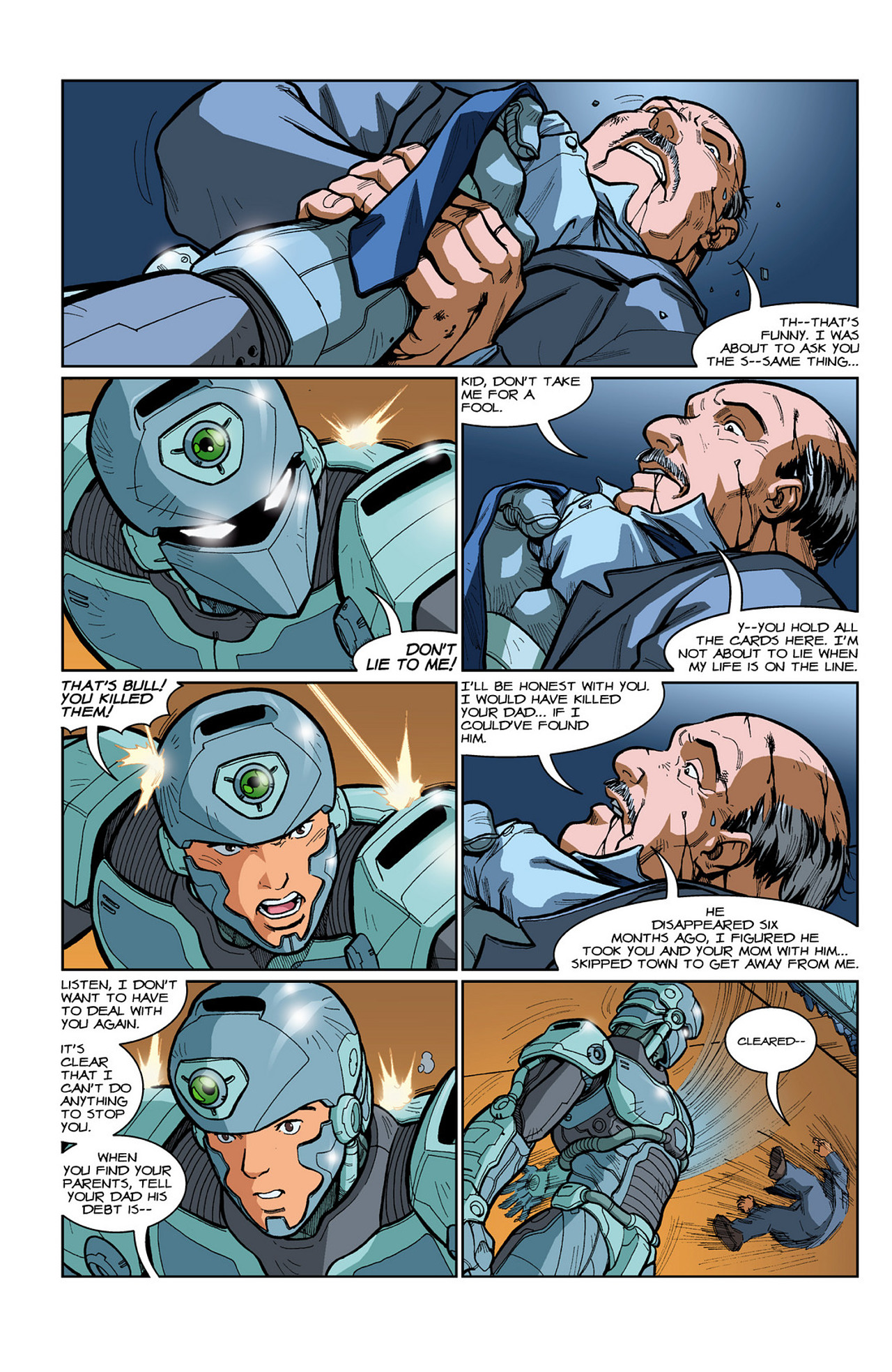 Read online Tech Jacket (2002) comic -  Issue # TPB 1 - 122