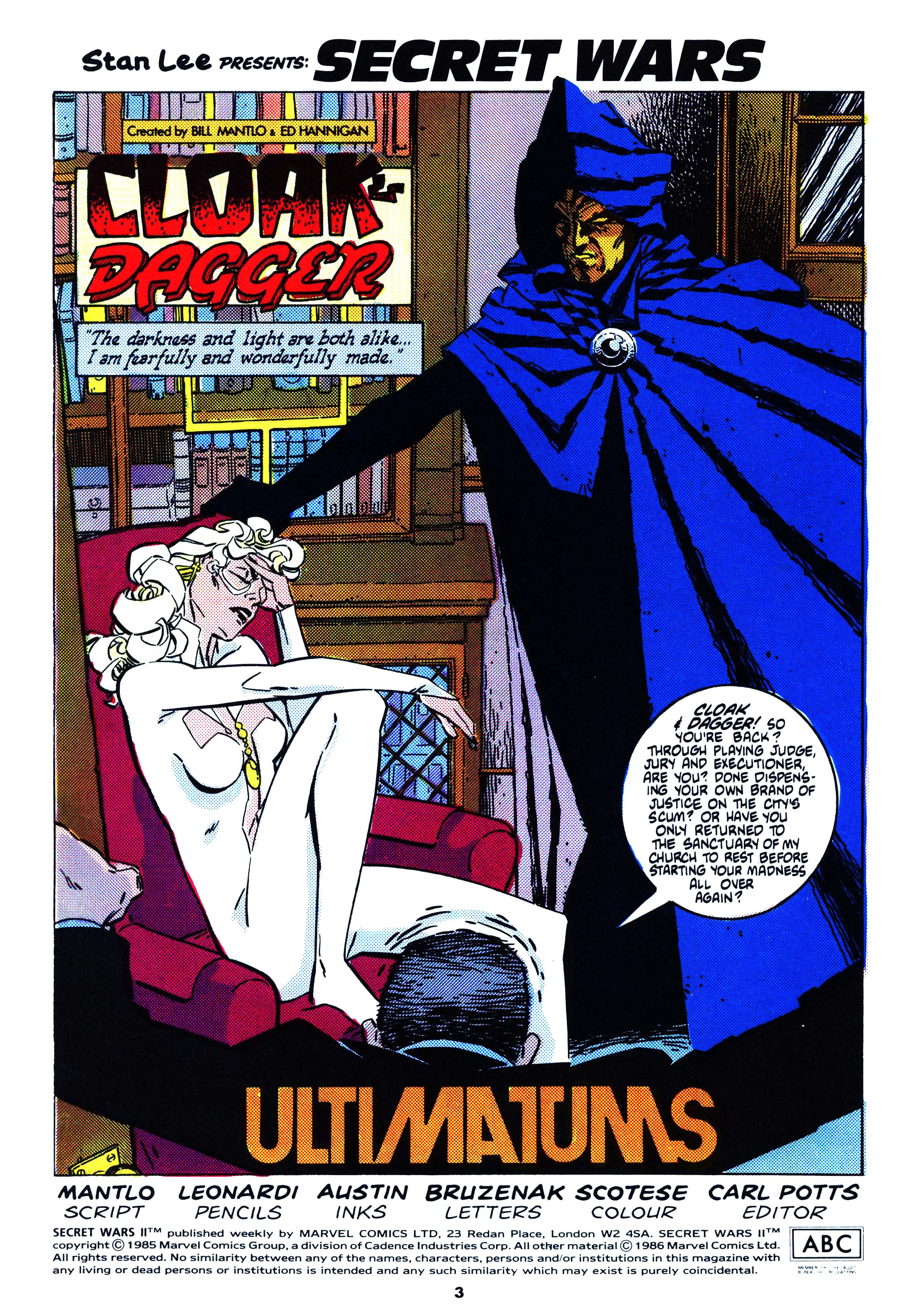 Read online Secret Wars (1985) comic -  Issue #63 - 3