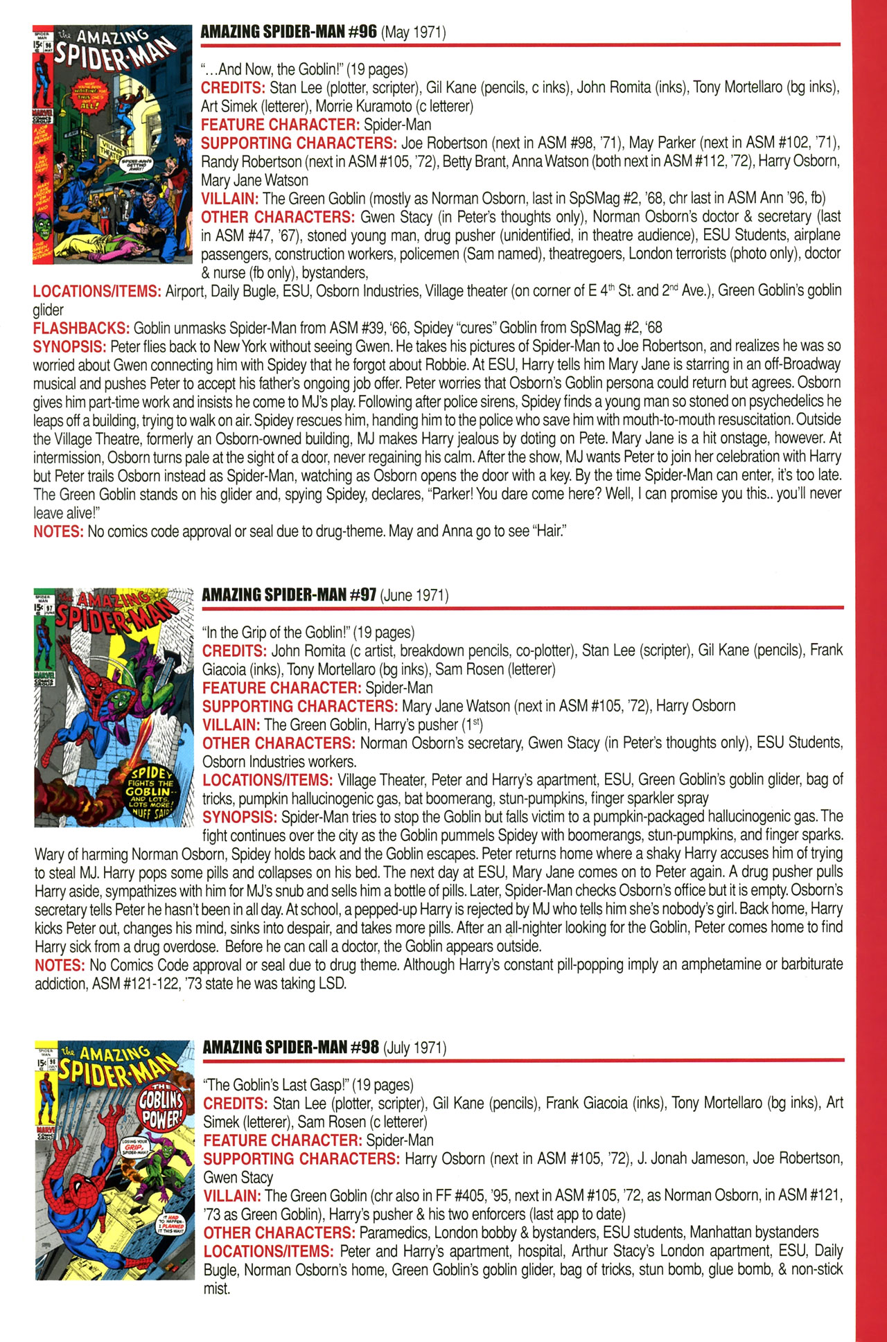 Read online Official Index to the Marvel Universe comic -  Issue #2 - 21