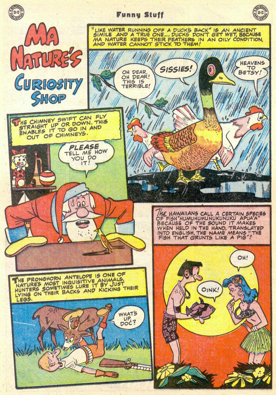 Read online Funny Stuff comic -  Issue #37 - 34