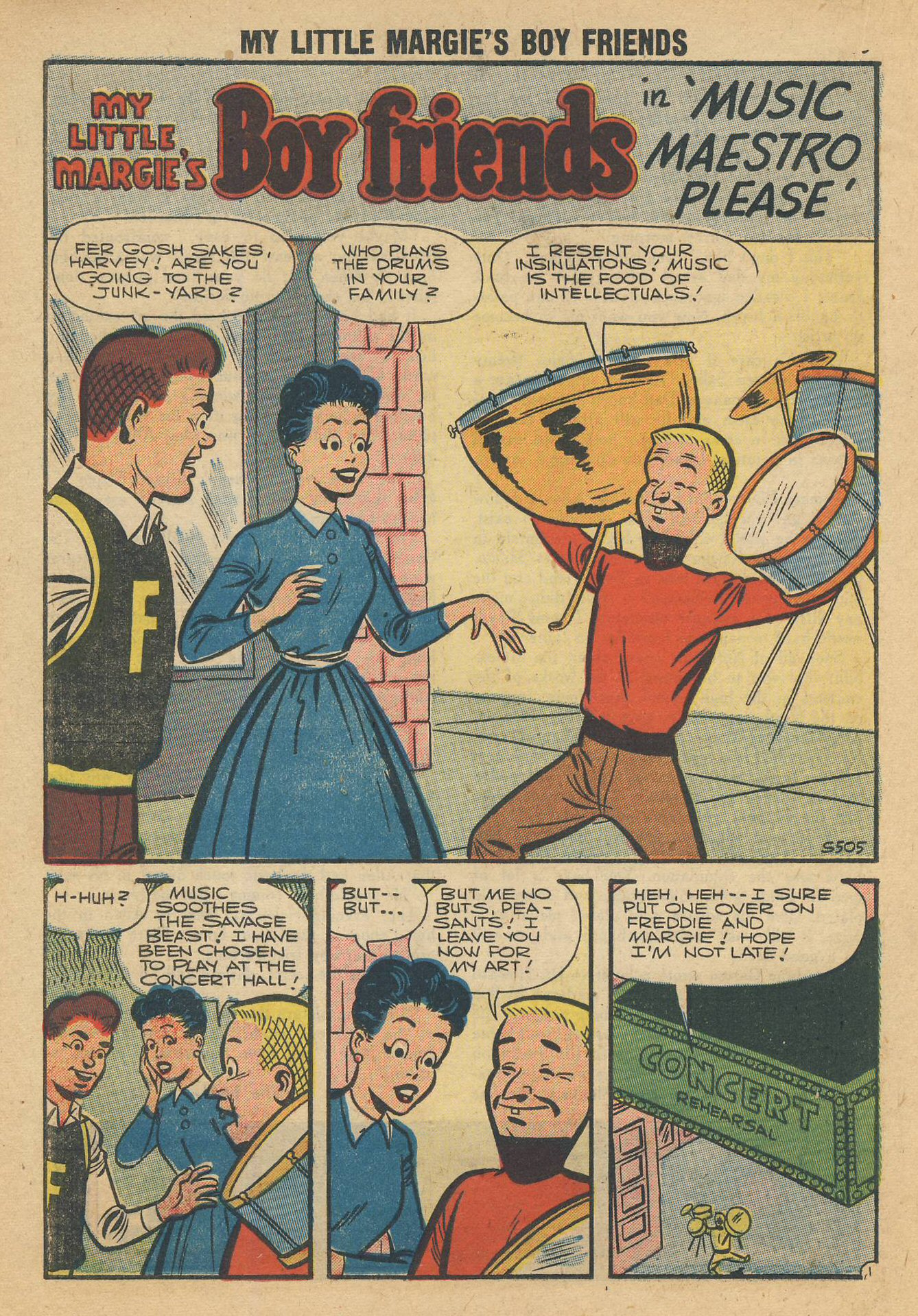 Read online My Little Margie's Boy Friends comic -  Issue #8 - 18