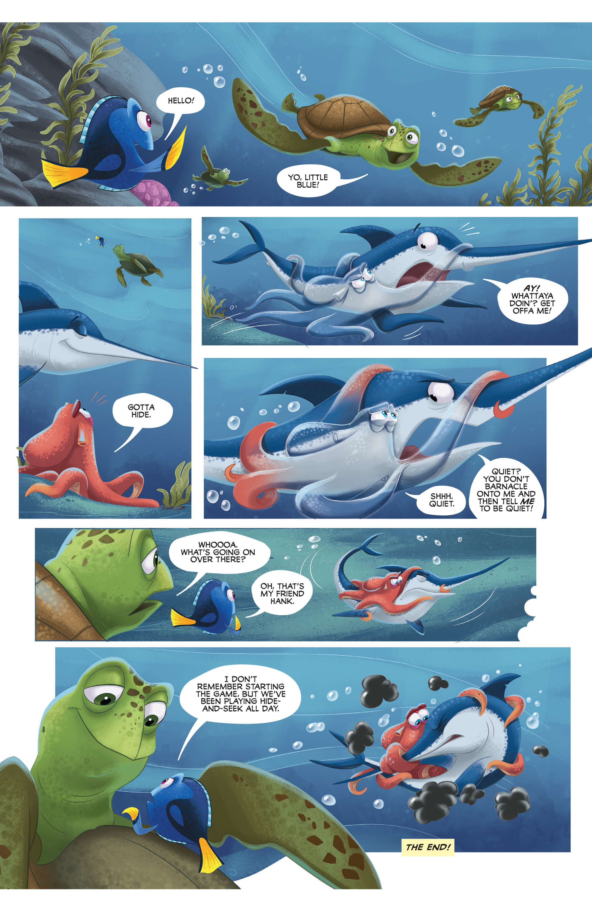 Read online Disney Pixar Finding Dory comic -  Issue #4 - 32