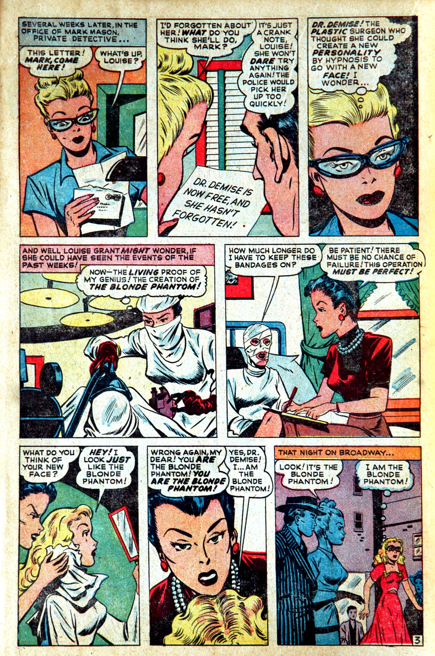 Read online Blonde Phantom Comics comic -  Issue #19 - 15