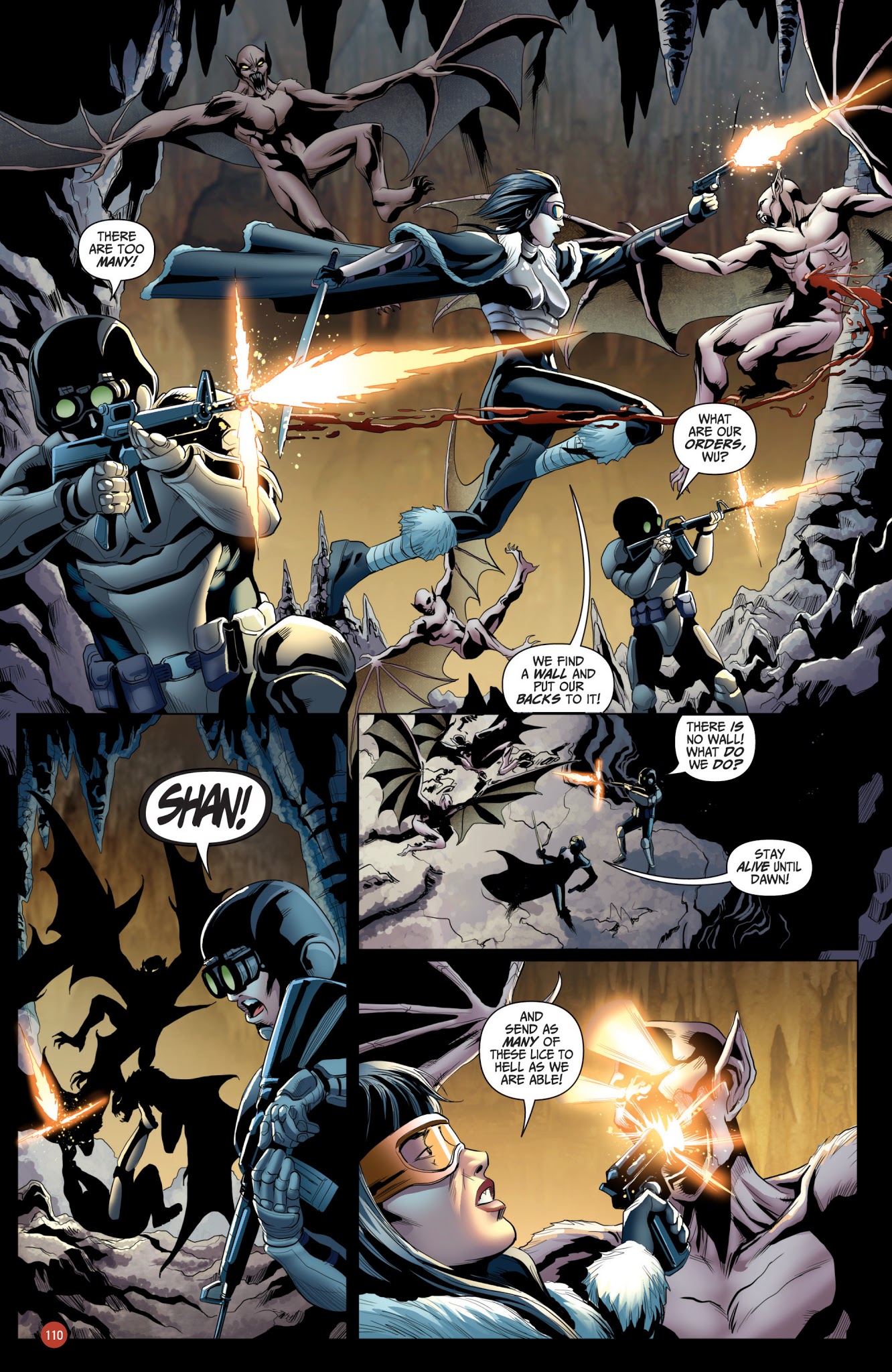 Read online Van Helsing vs. Werewolf comic -  Issue # _TPB 1 - 110